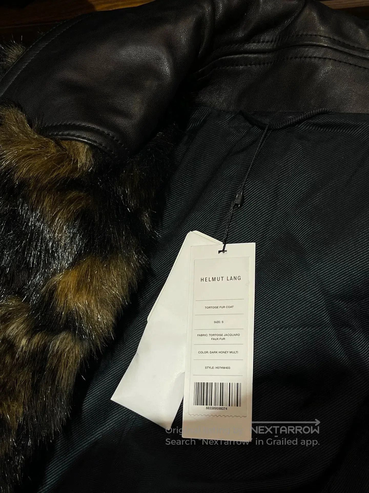 Helmut Lang Helmut Lang Fur Coat Outerwear. Size S / US 4 / IT 40 - 6 Thumbnail