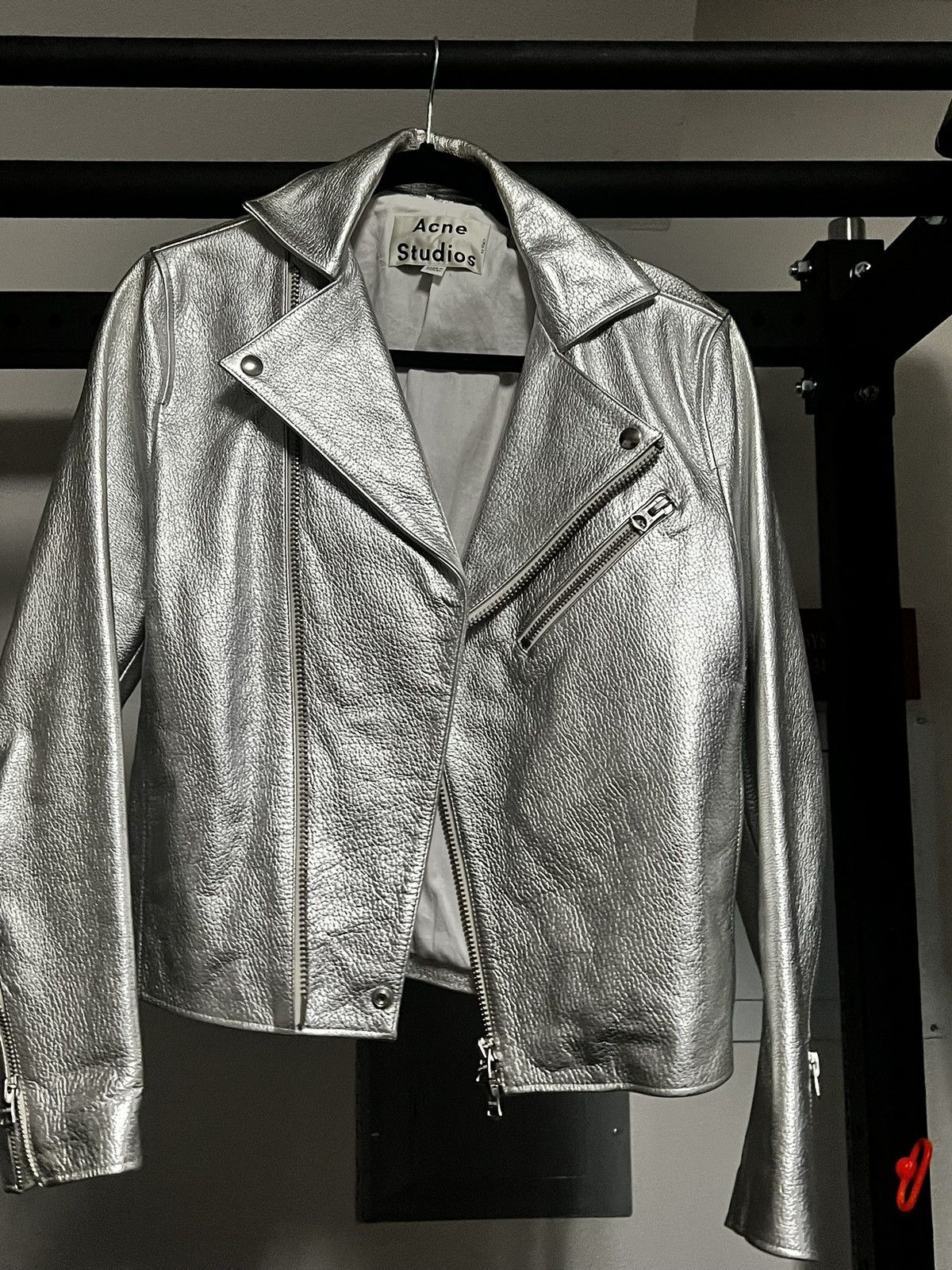 Acne Studios Vintage Silver Biker Size US M / EU 48-50 / 2 - 1 Thumbnail