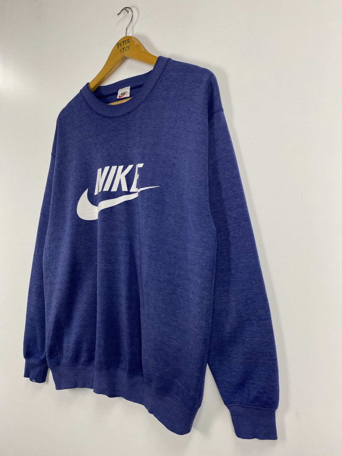 Nike × Vintage Vintage Nike Swoosh Sweatshirt Size US L / EU 52-54 / 3 - 4 Thumbnail