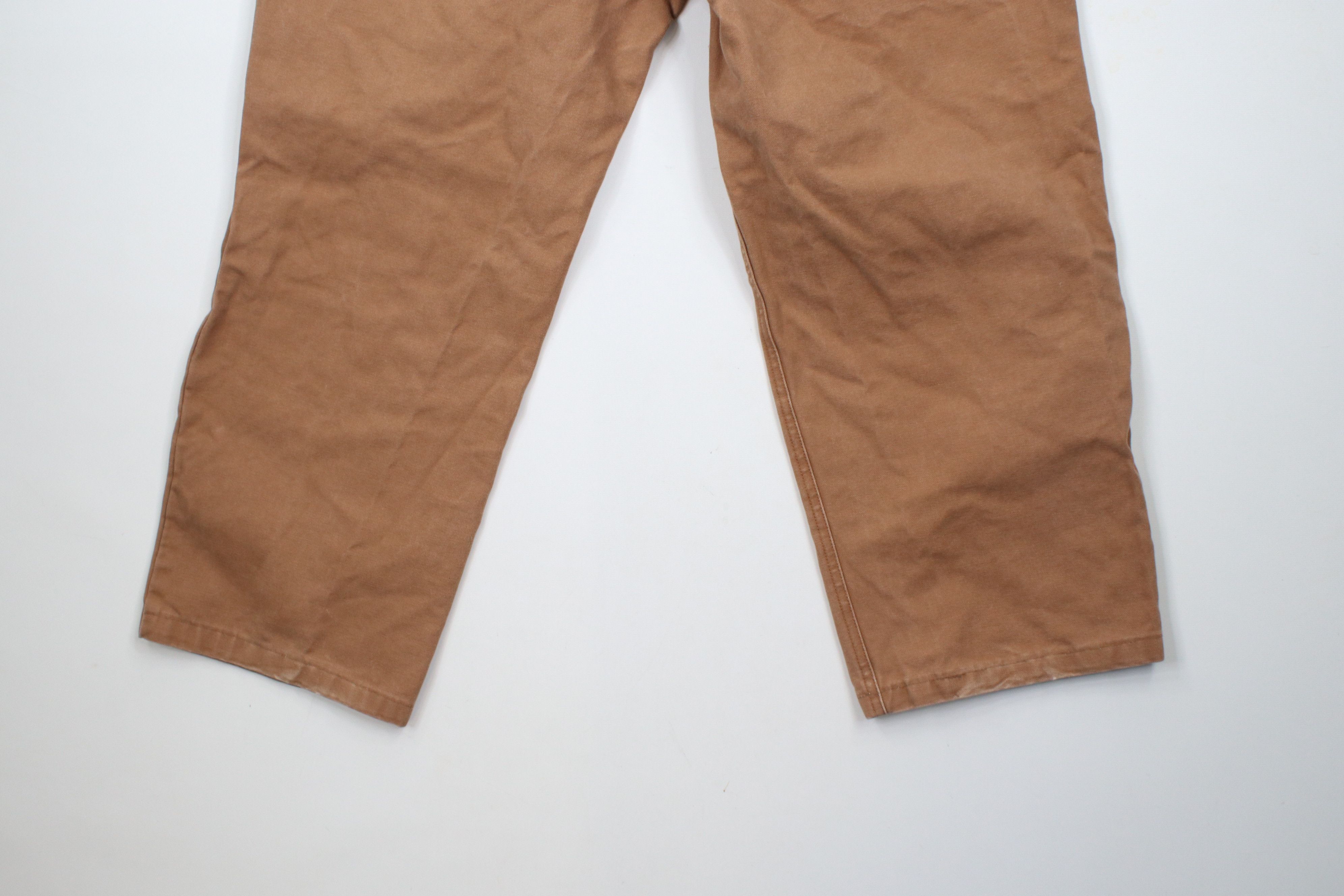 Cabelas × Vintage Vintage 90s Cabelas Canvas Workwear Pants Duck Brown Cotton Size US 32 / EU 48 - 14 Thumbnail