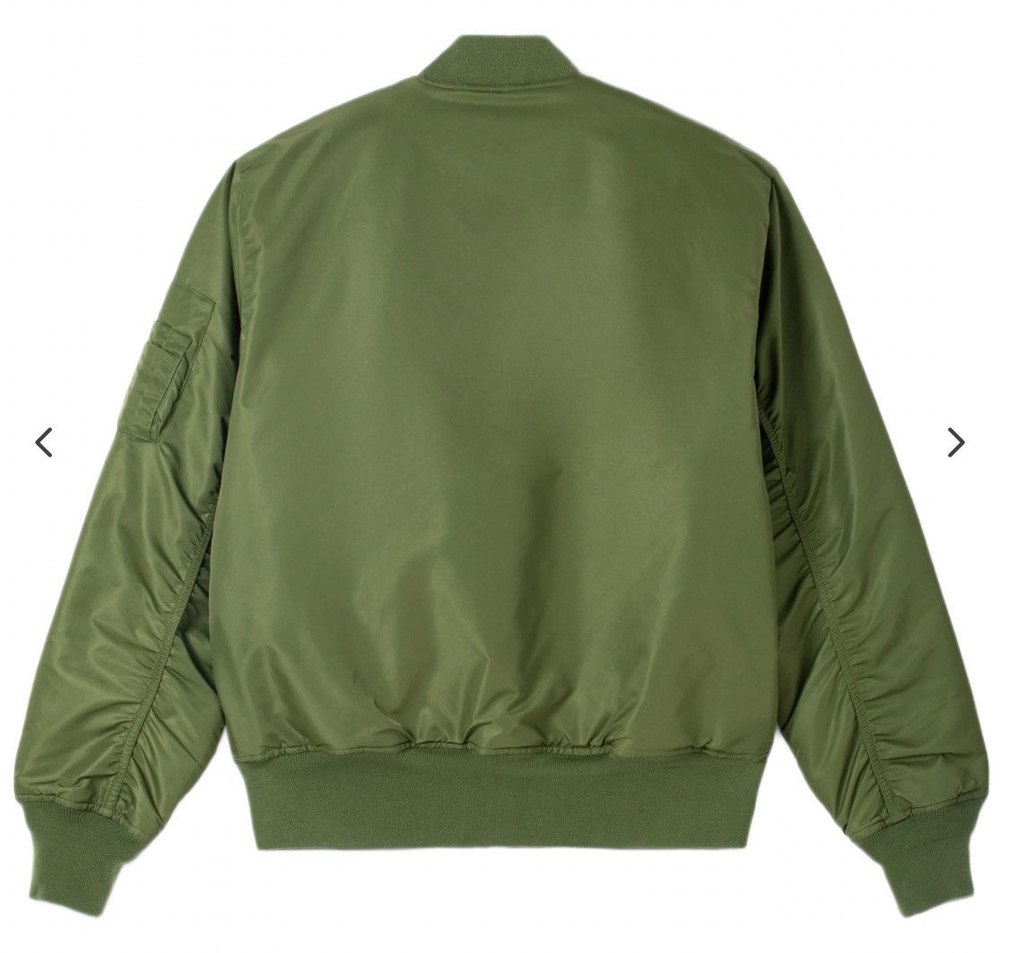 Staple Staple NYC Pigeon Logo Bomber Jacket Olive Brand New BNWT Size US XL / EU 56 / 4 - 3 Thumbnail
