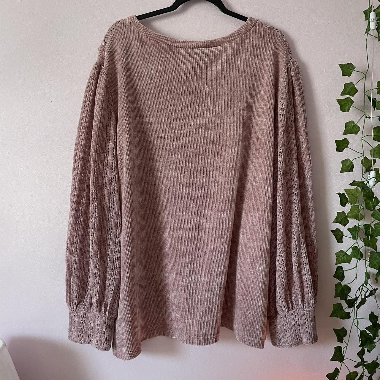 Other Pink Frilly Suzanne Betro Sweater Size XXL / US 16-18 / IT 52-54 - 2 Thumbnail