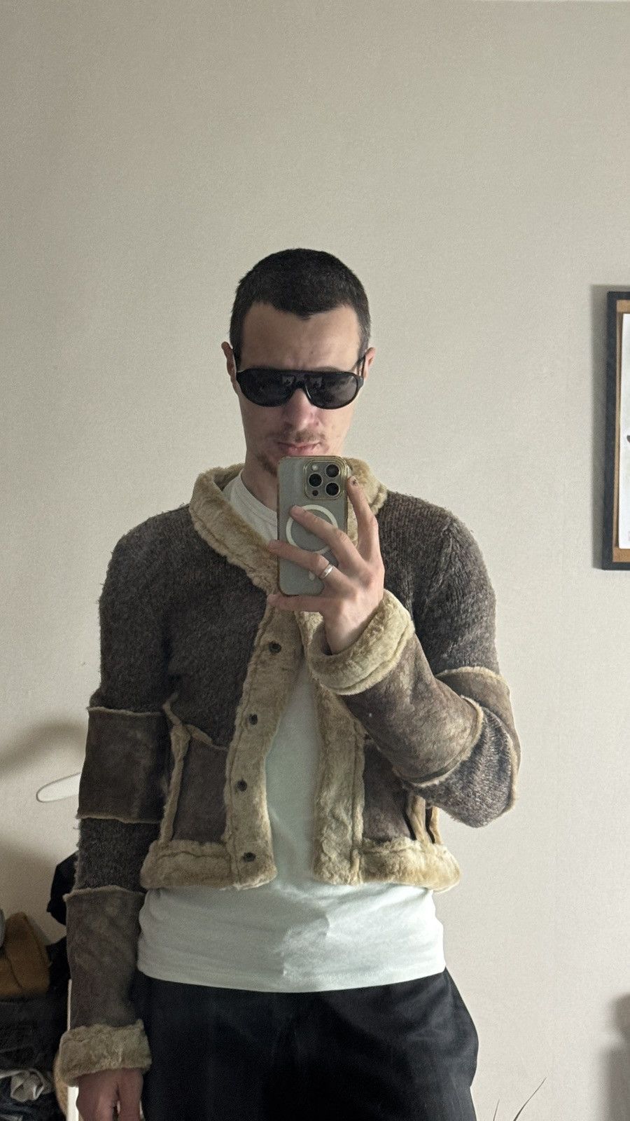 Hysteric Glamour Y2K Faux Fur Wool Jacket balenciaga Playboi ifsixwasnine LGB Size US M / EU 48-50 / 2 - 2 Thumbnail