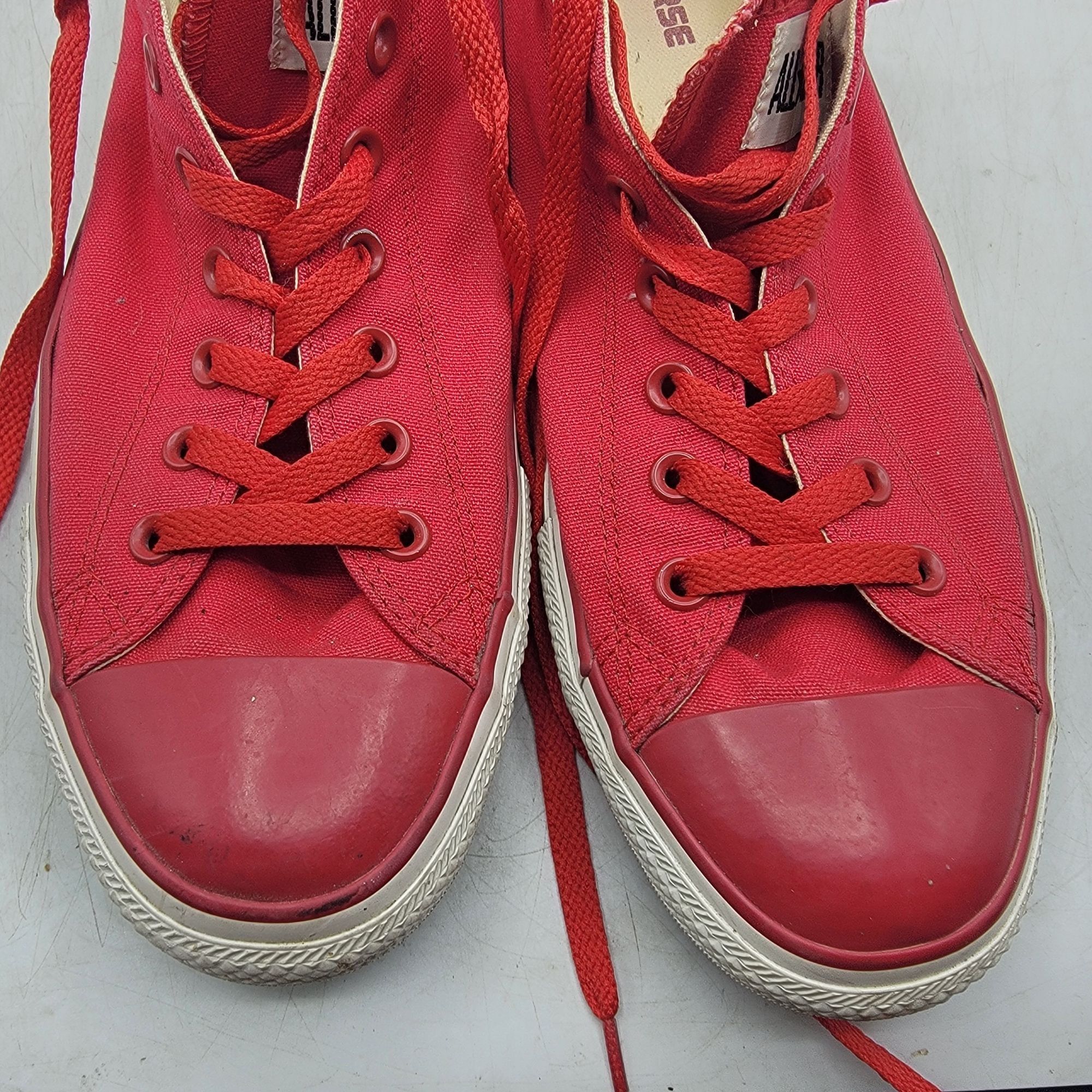 Converse Converse All Star Mens 13 Red Sneaker Shoes Casual Walking O Size US 13 / EU 46 - 10 Thumbnail