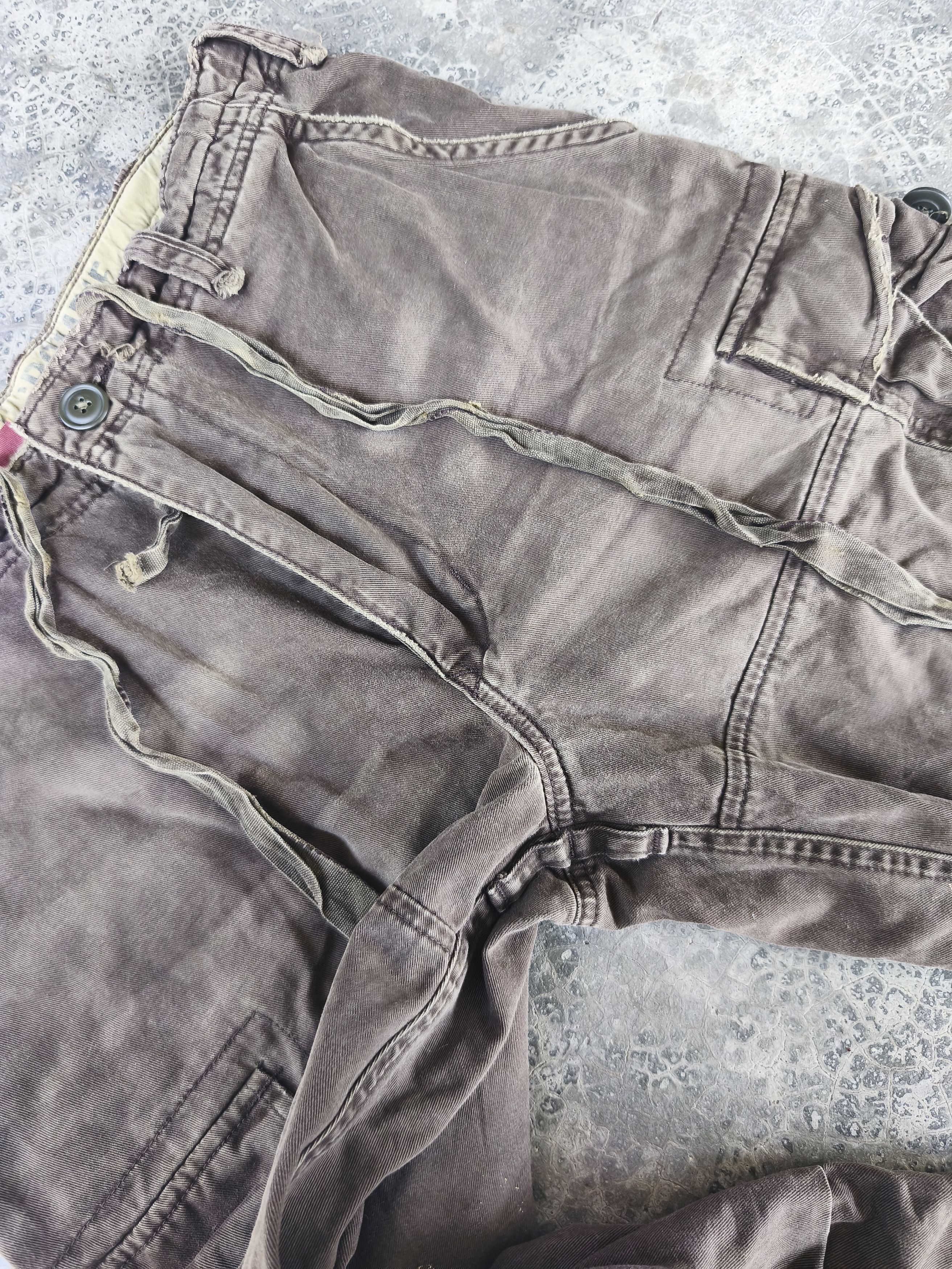 Abercrombie & Fitch Vintage Abercrombie and fitch Brown Cargo Pants Size US 35 - 7 Thumbnail