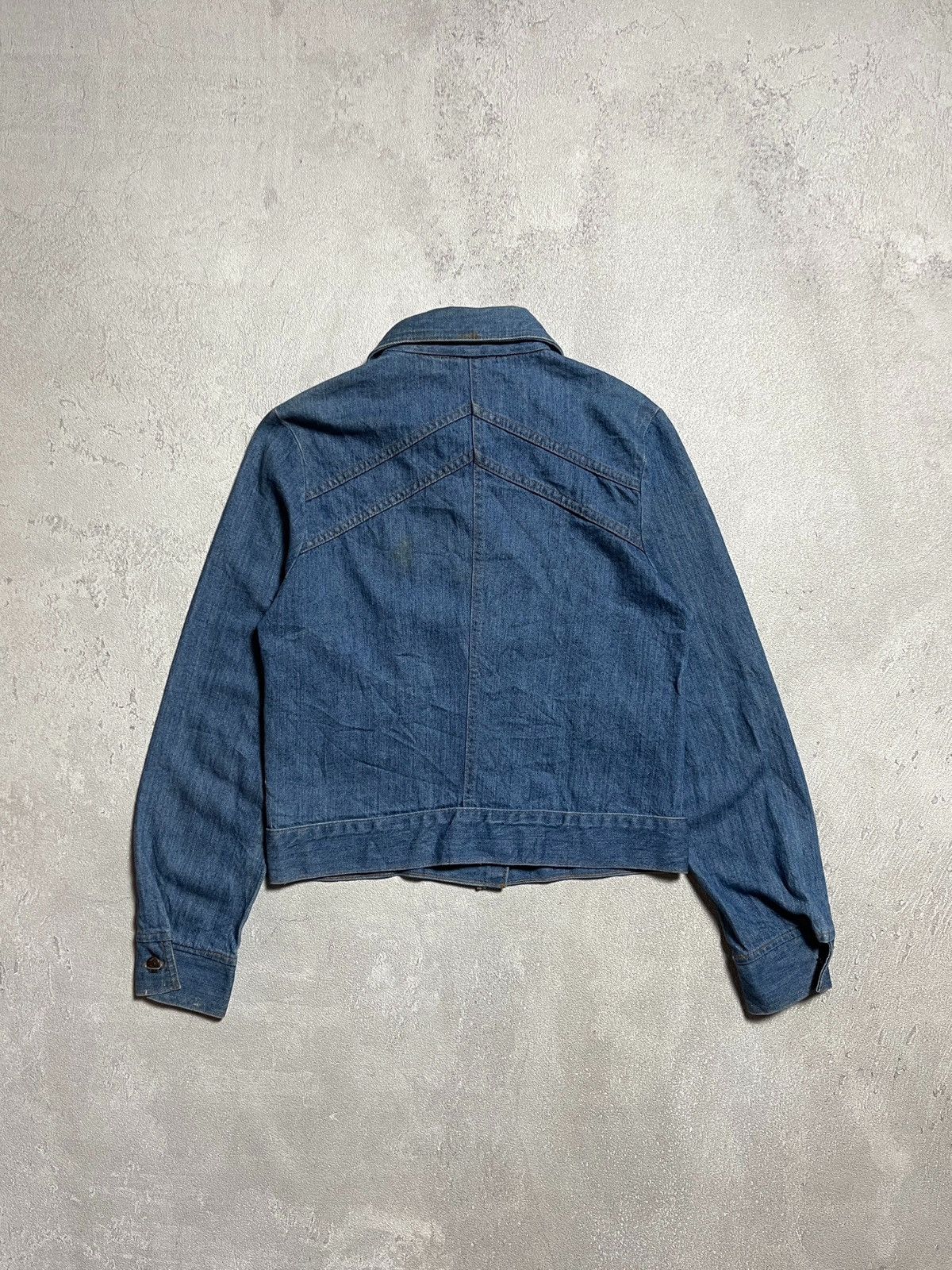 Levi's 1970’s LEVI’S LADY BIG E RANCHWEAR WESTERN DENIM JACKET Size XS / US 0-2 / IT 36-38 - 11 Thumbnail