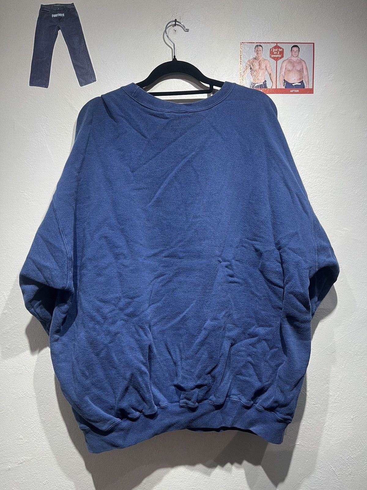 Nike × Vintage Vintage Nike swoosh crewneck Size US XL / EU 56 / 4 - 2 Thumbnail