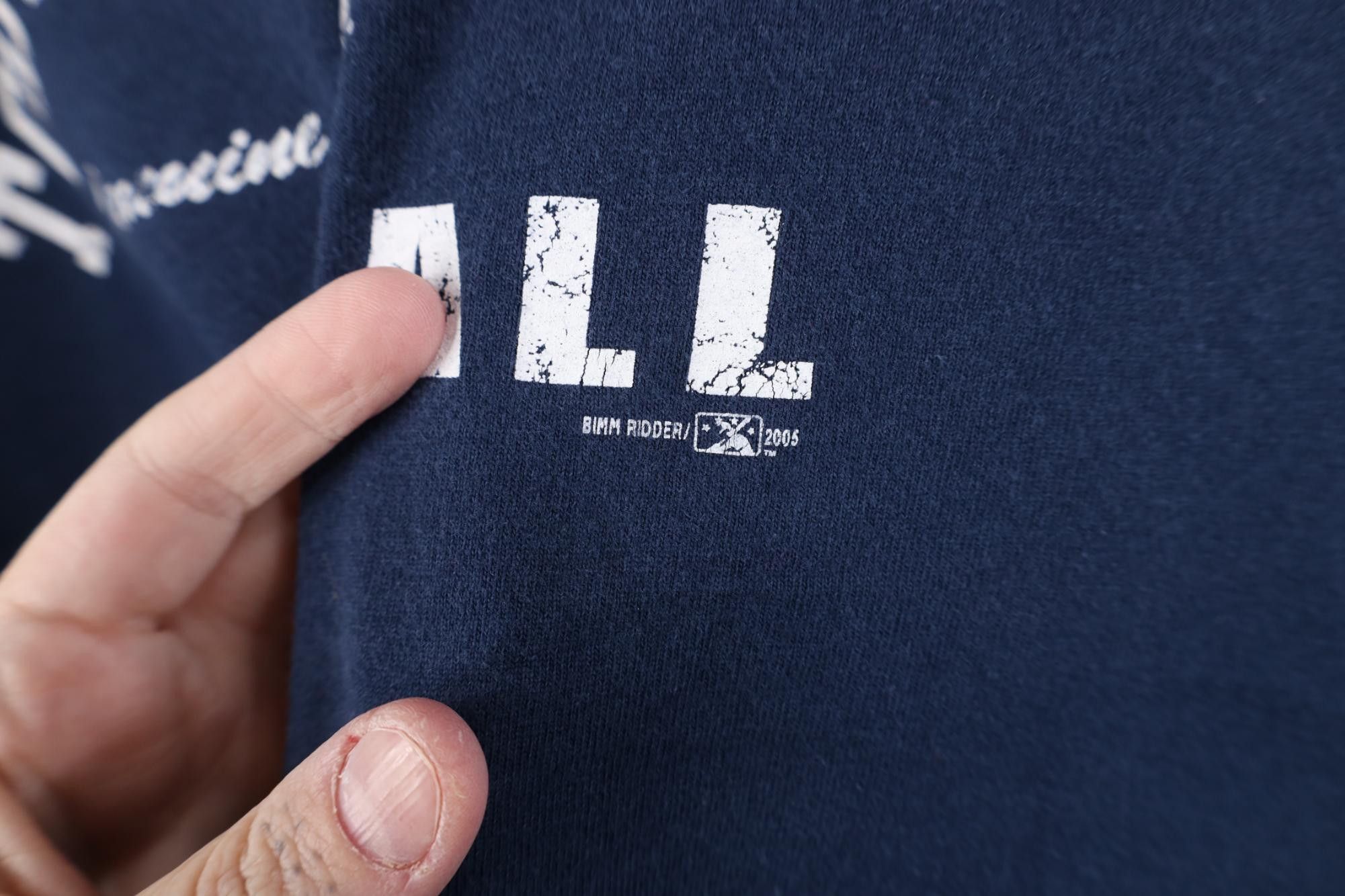 Vintage Vintage Y2K 2005 Toledo Mud Hens Baseball T-Shirt Blue Size US L / EU 52-54 / 3 - 5 Thumbnail