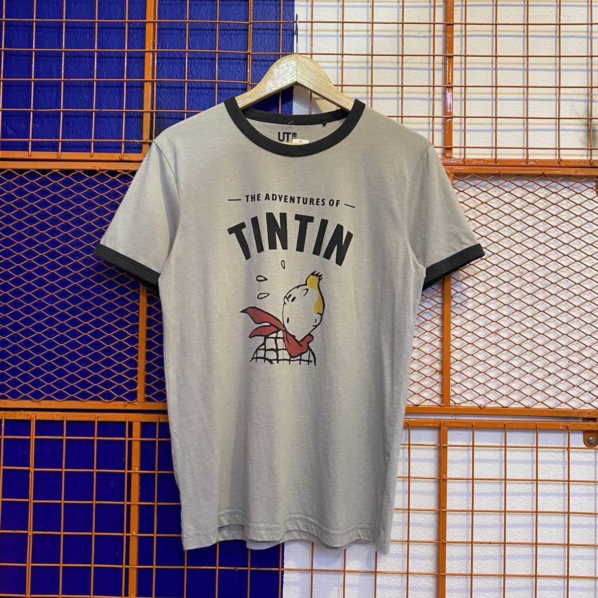 Uniqlo Uniqlo Les Aventure Of Tintin Tshirt Ringer Size US L / EU 52-54 / 3 - 1 Thumbnail