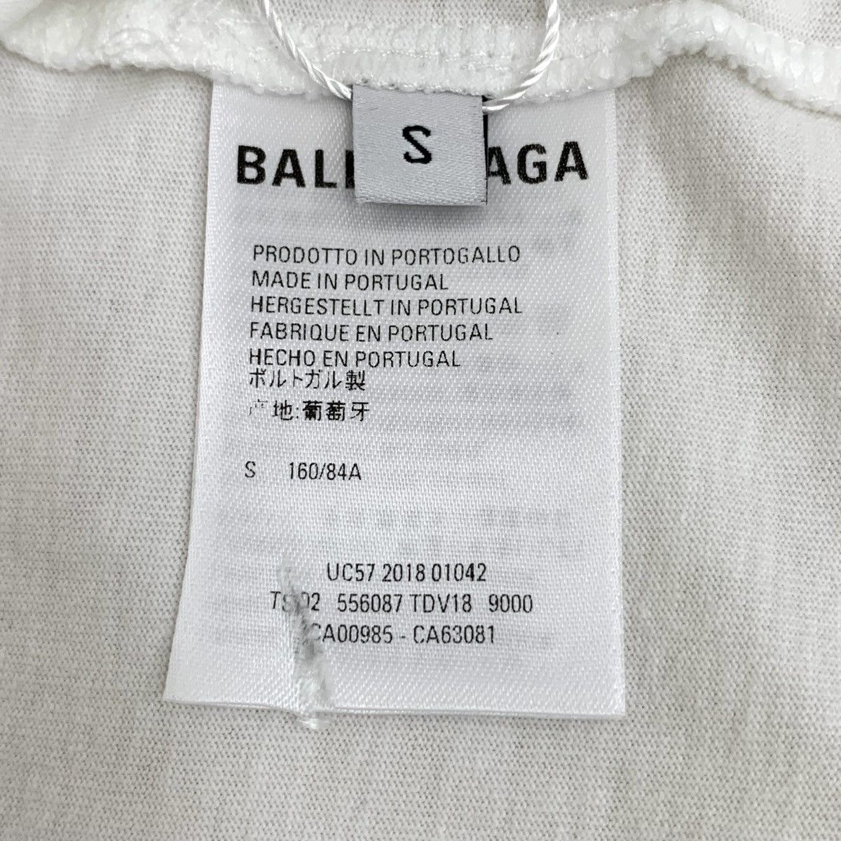 Balenciaga Balenciaga White Earth & Letter Print Short Sleeve T-shirt Size S / US 4 / IT 40 - 6 Thumbnail