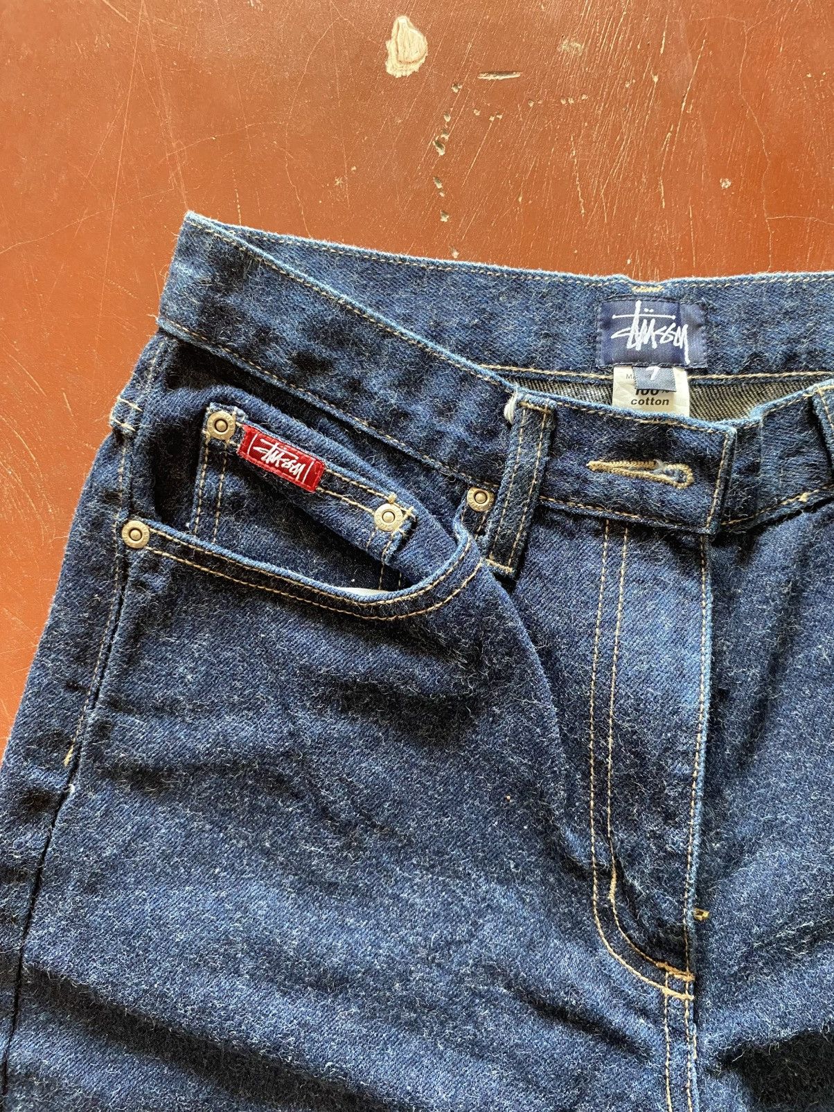 Stussy VINTAGE STUSSY DENIM SHORTS Size US 28 / EU 44 - 6 Thumbnail