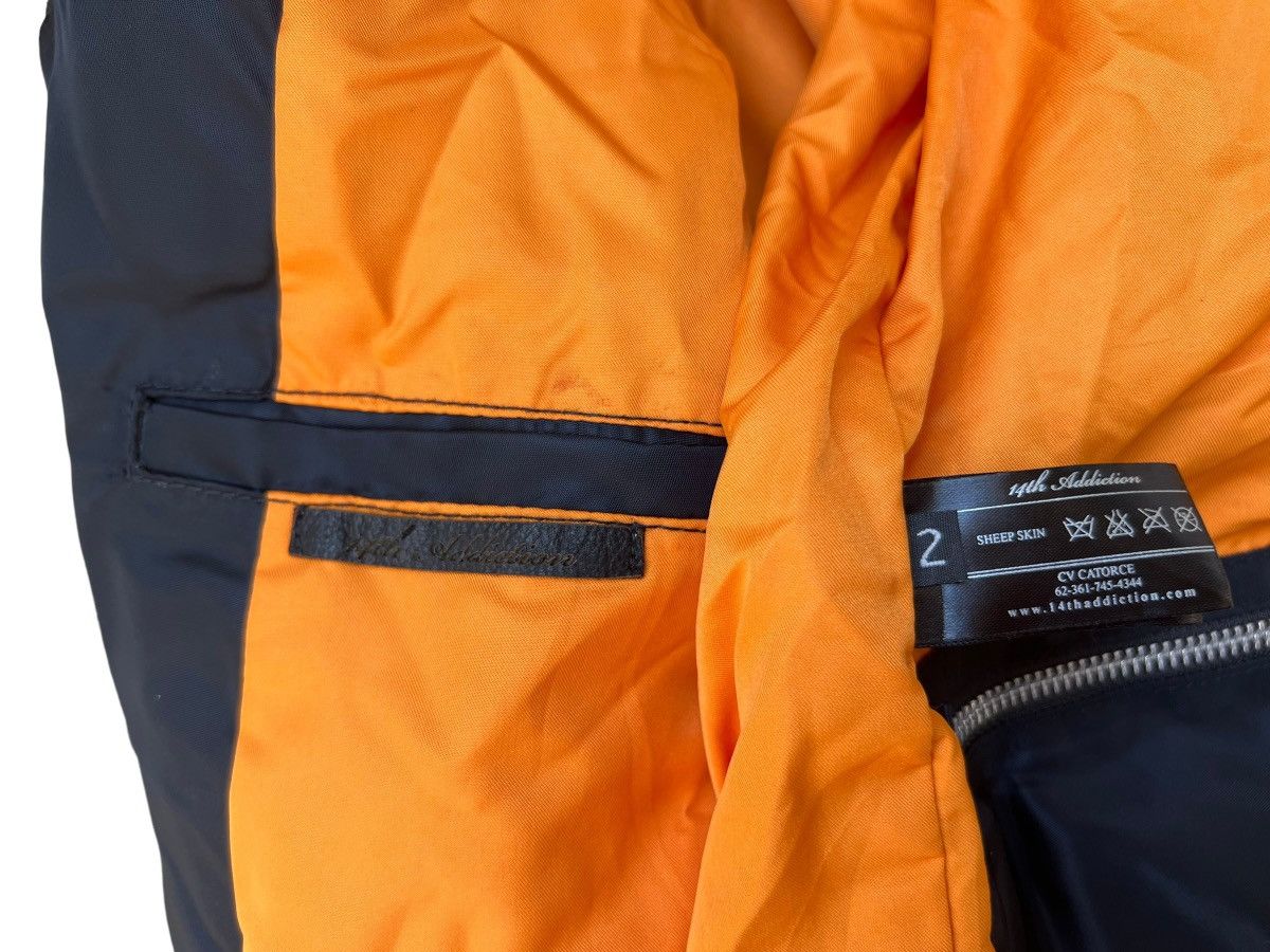 14th Addiction 14th Addiction Distress Sheep skin Hybrid Leather Jacket Size US M / EU 48-50 / 2 - 24 Thumbnail