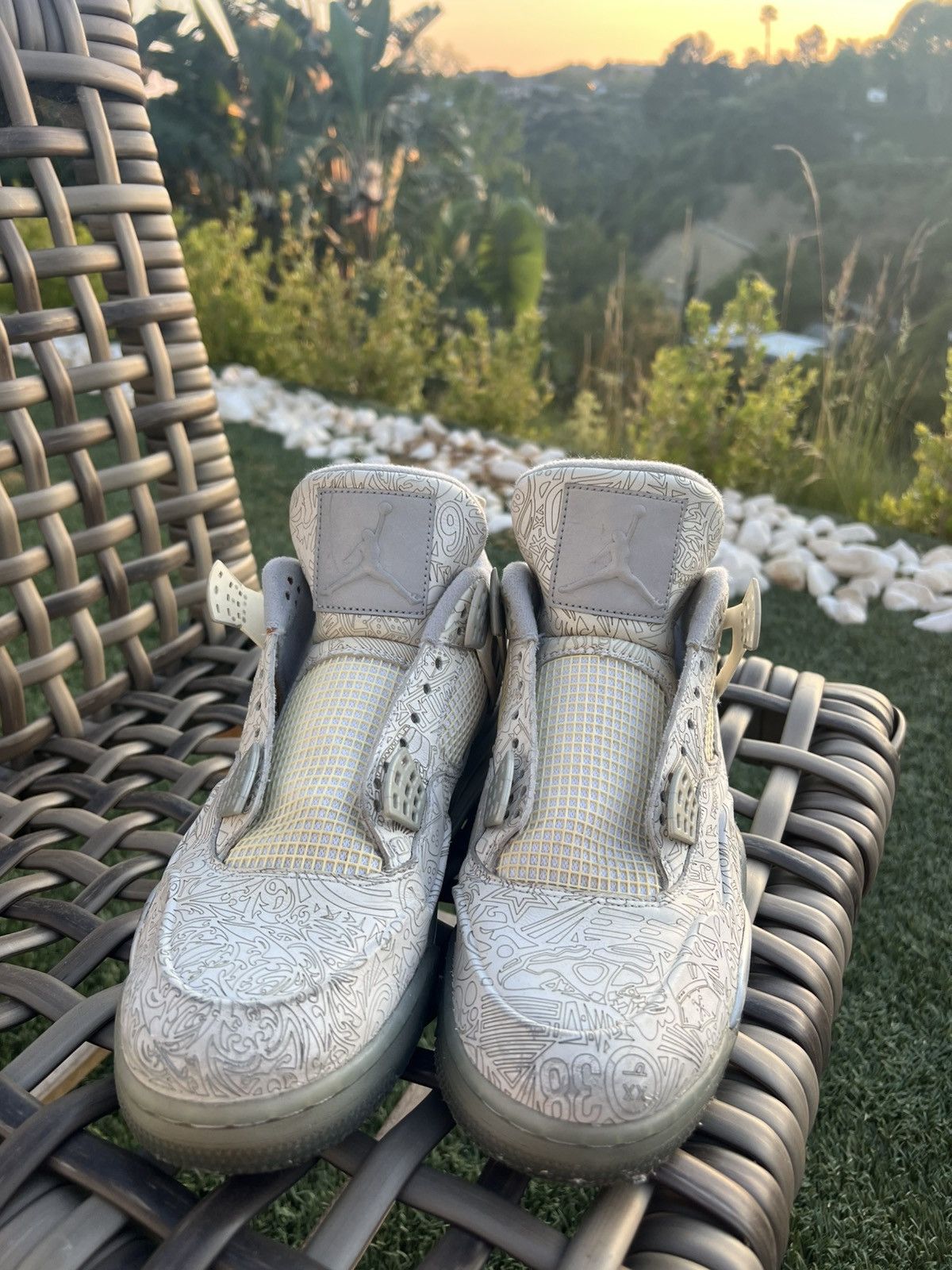 Jordan Brand Jordan 4 Laser Retro 30th Anniversary Size US 11 / EU 44 - 2 Thumbnail