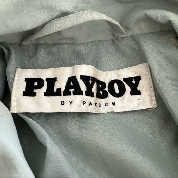 Playboy Playboy by Pacsun Green Snap Button Jacket Size US S / EU 44-46 / 1 - 5 Thumbnail