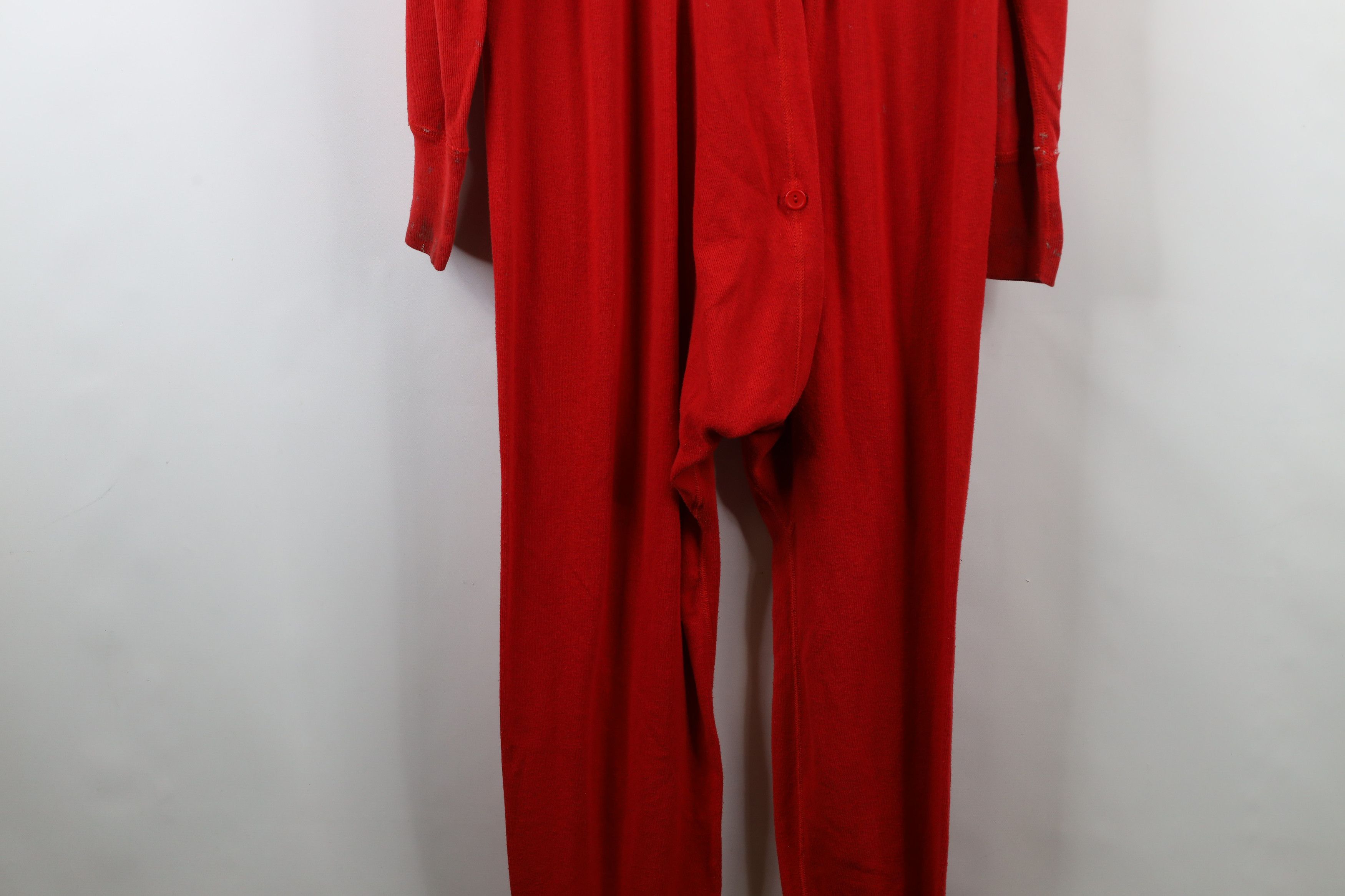 Vintage Vintage 90s Streetwear Distressed Ribbed Knit Union Suit Size US L / EU 52-54 / 3 - 18 Thumbnail
