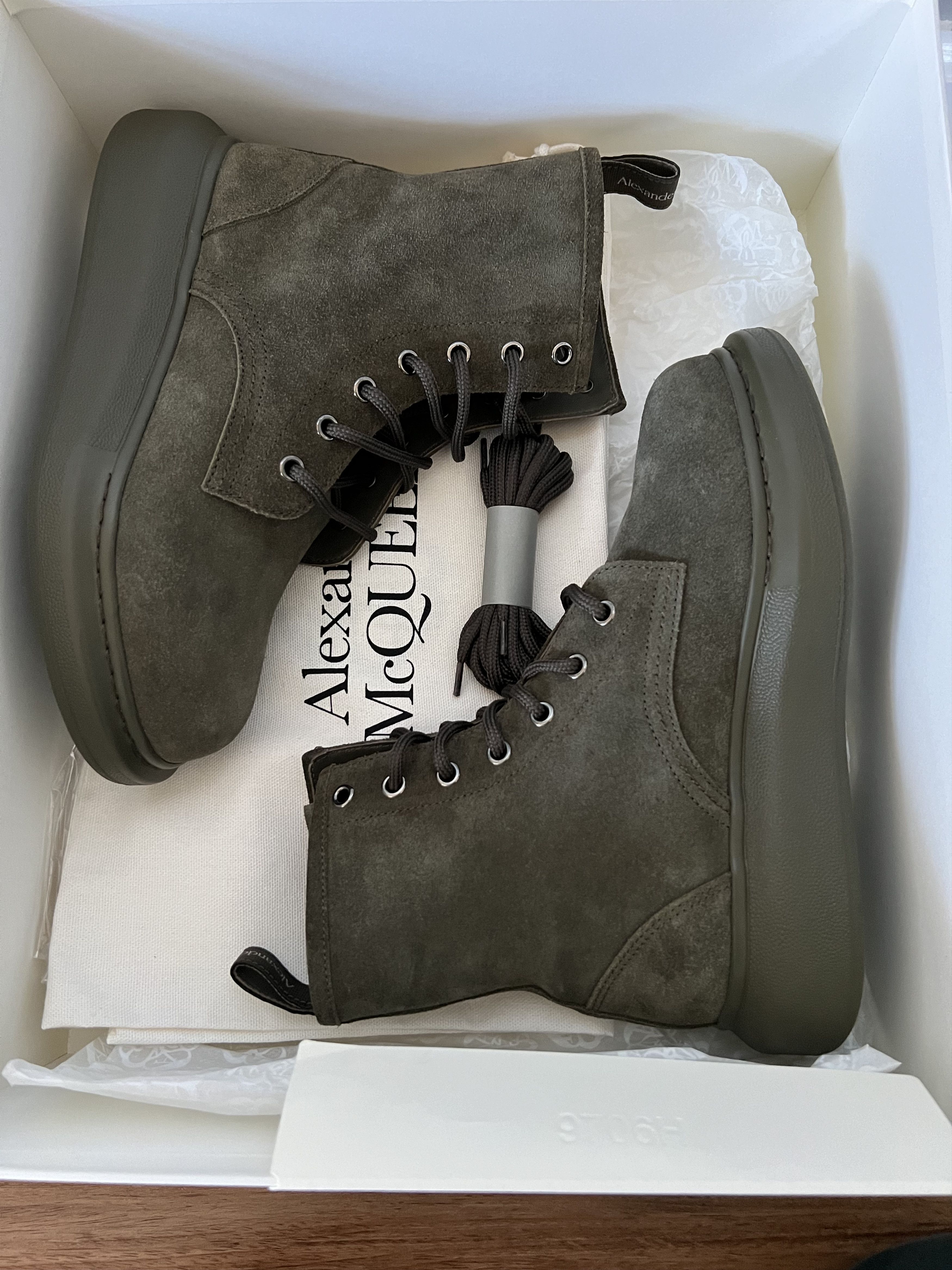 Alexander McQueen Vintage Women's Alexander McQueen Hybrid Lace up boots Size US 6.5 / IT 36.5 - 1 Thumbnail