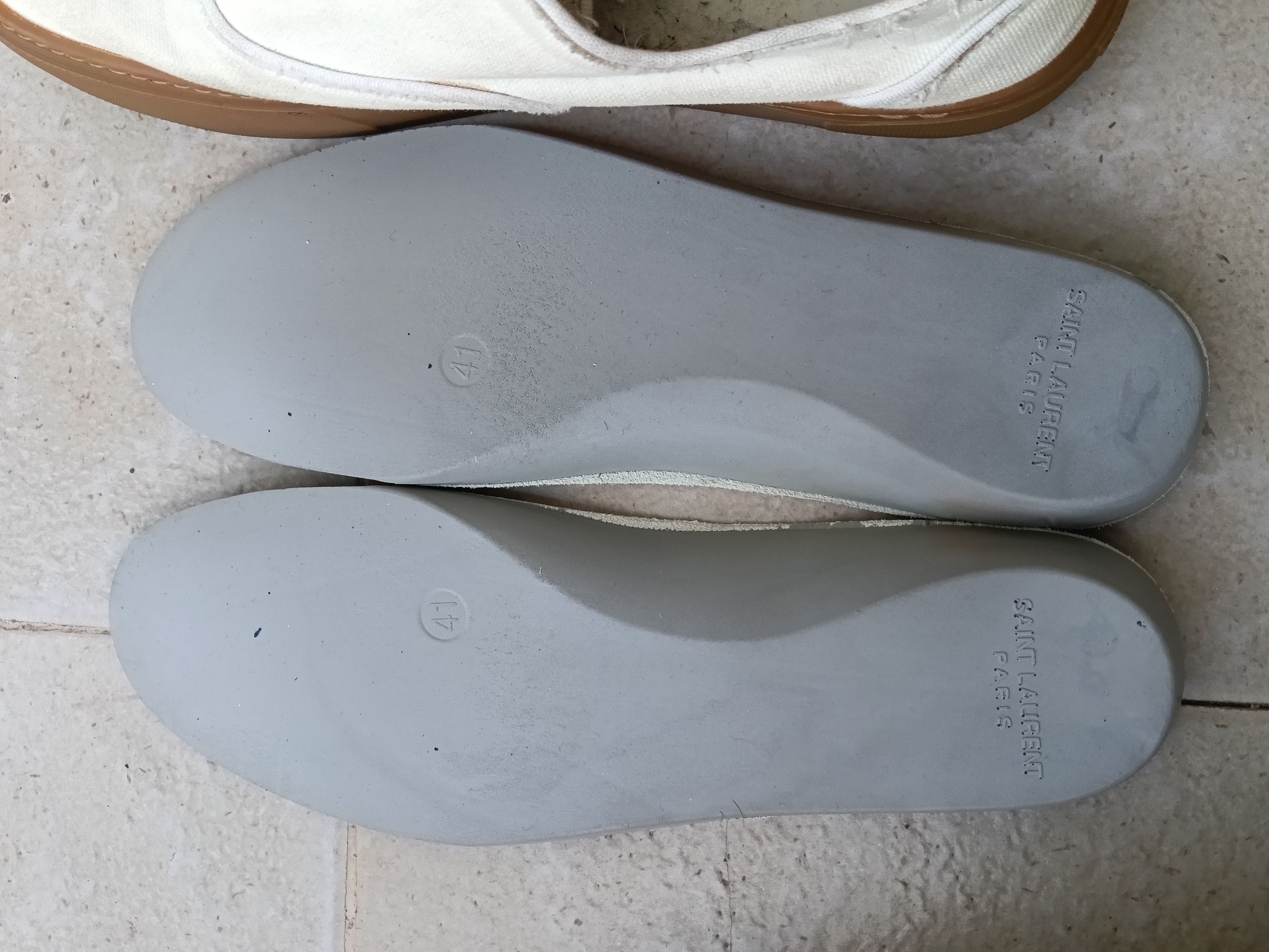 Saint Laurent Paris Saint Laurent Venice off-white canvas sneakers Size US 8 / EU 41 - 9 Thumbnail