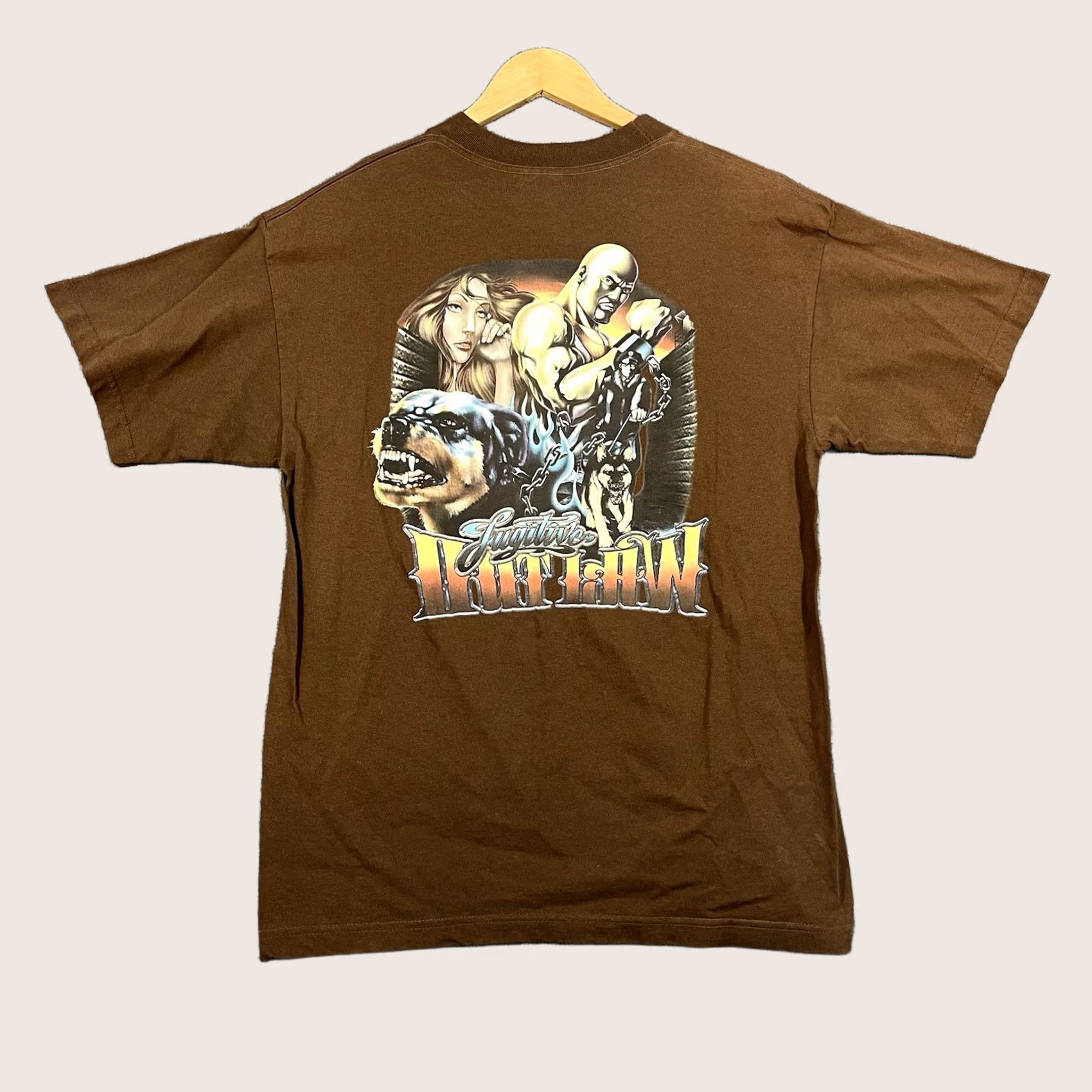 Vintage VINTAGE AZTEC Lowrider Cholo Homies Graphic T Shirt Large Brown 90s Chicano Size US L / EU 52-54 / 3 - 1 Thumbnail