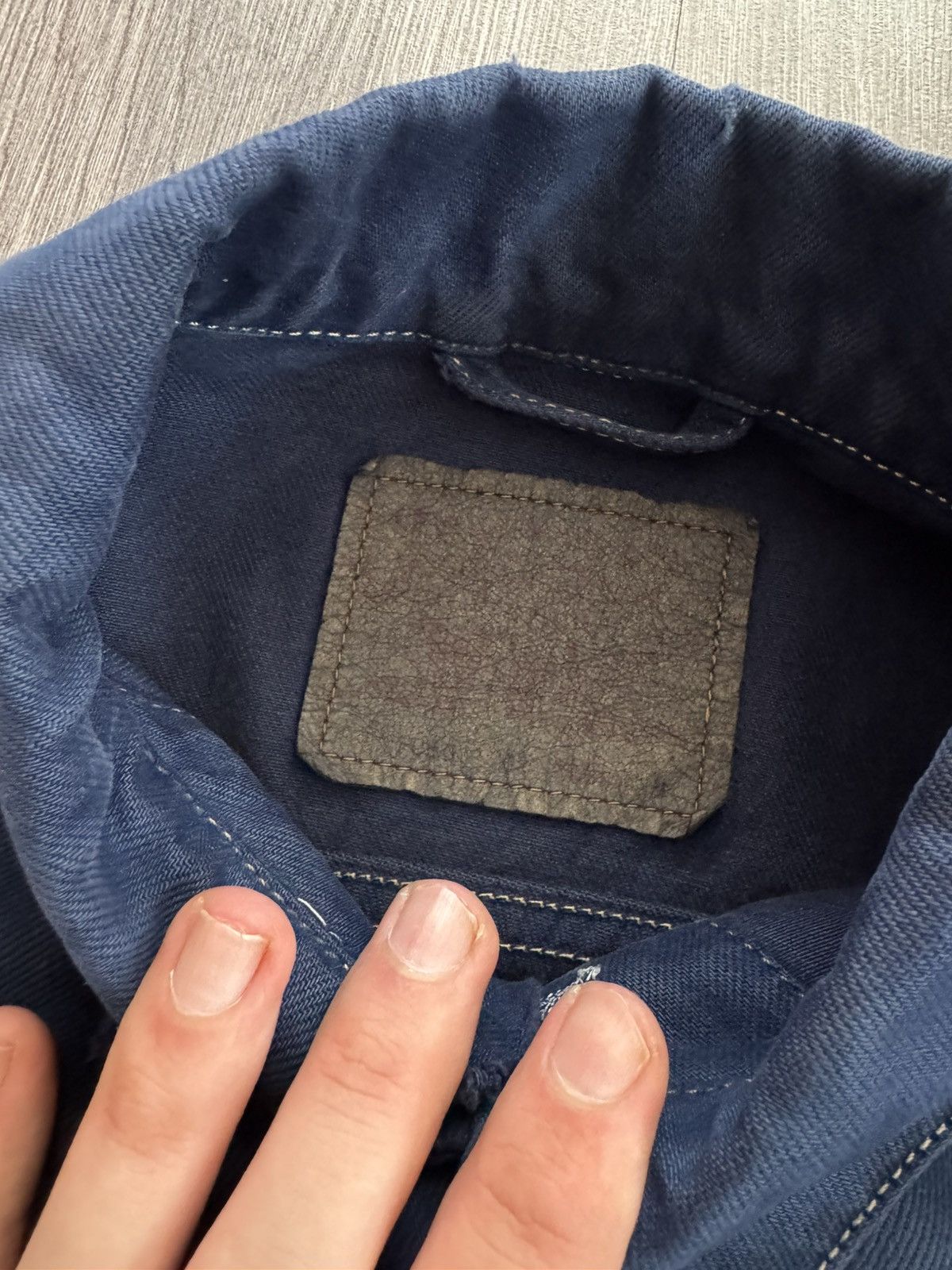 Levi's Vintage Clothing 90s Vintage Levis Navy Trucker Jacket Man M Size US M / EU 48-50 / 2 - 5 Thumbnail