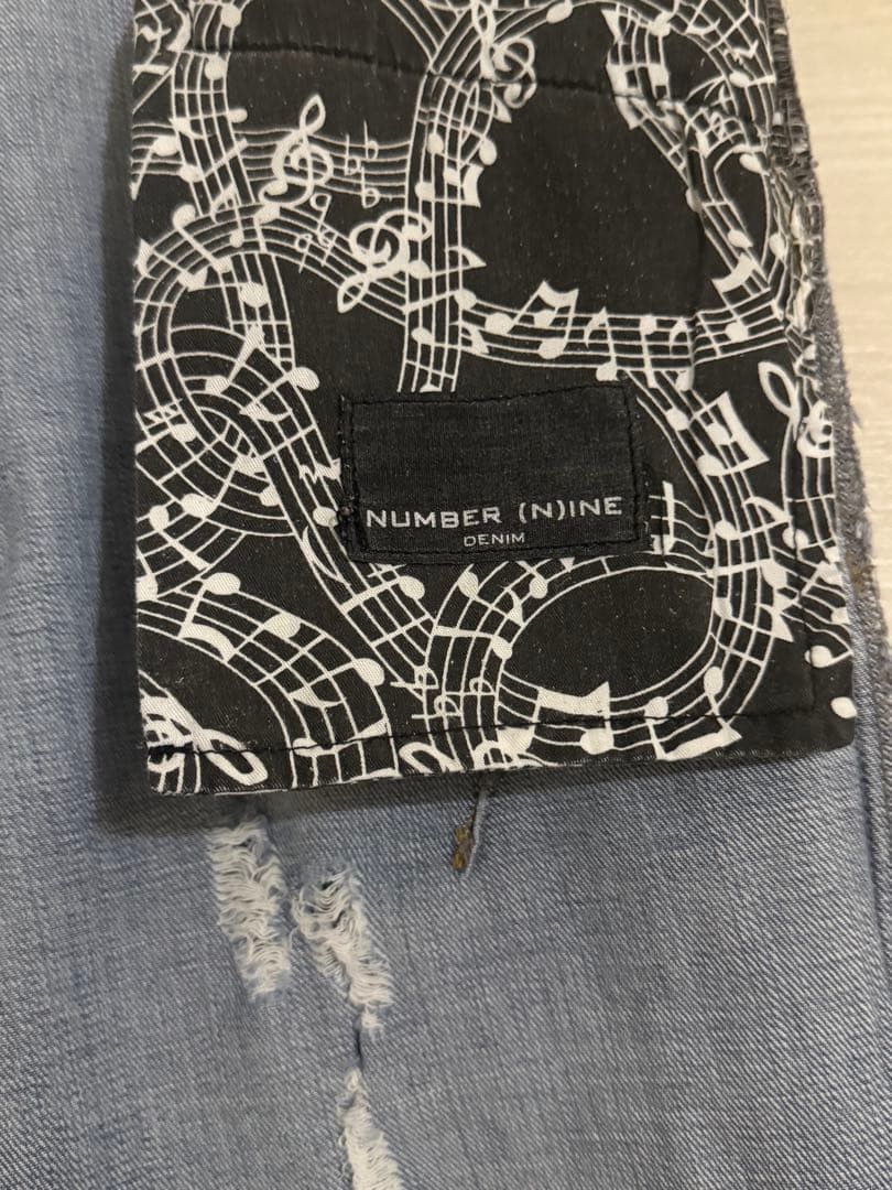 Number (N)ine Distressed Paint Splatter Jeans Size US 31 - 7 Thumbnail