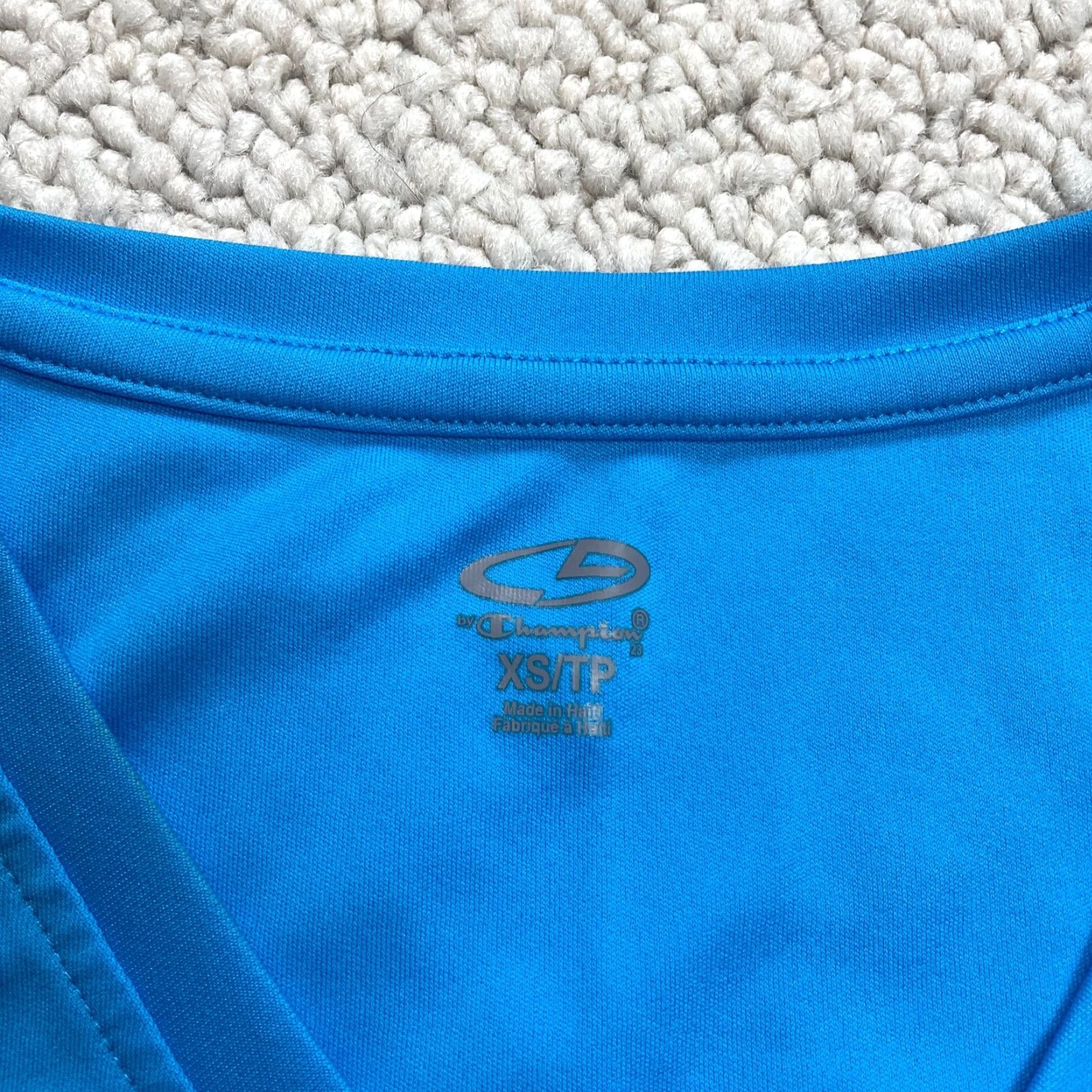 Champion Champion Active Shirt Womens XS Blue Short Sleeve Gym Exercise Stretch Size XS / US 0-2 / IT 36-38 - 3 Thumbnail