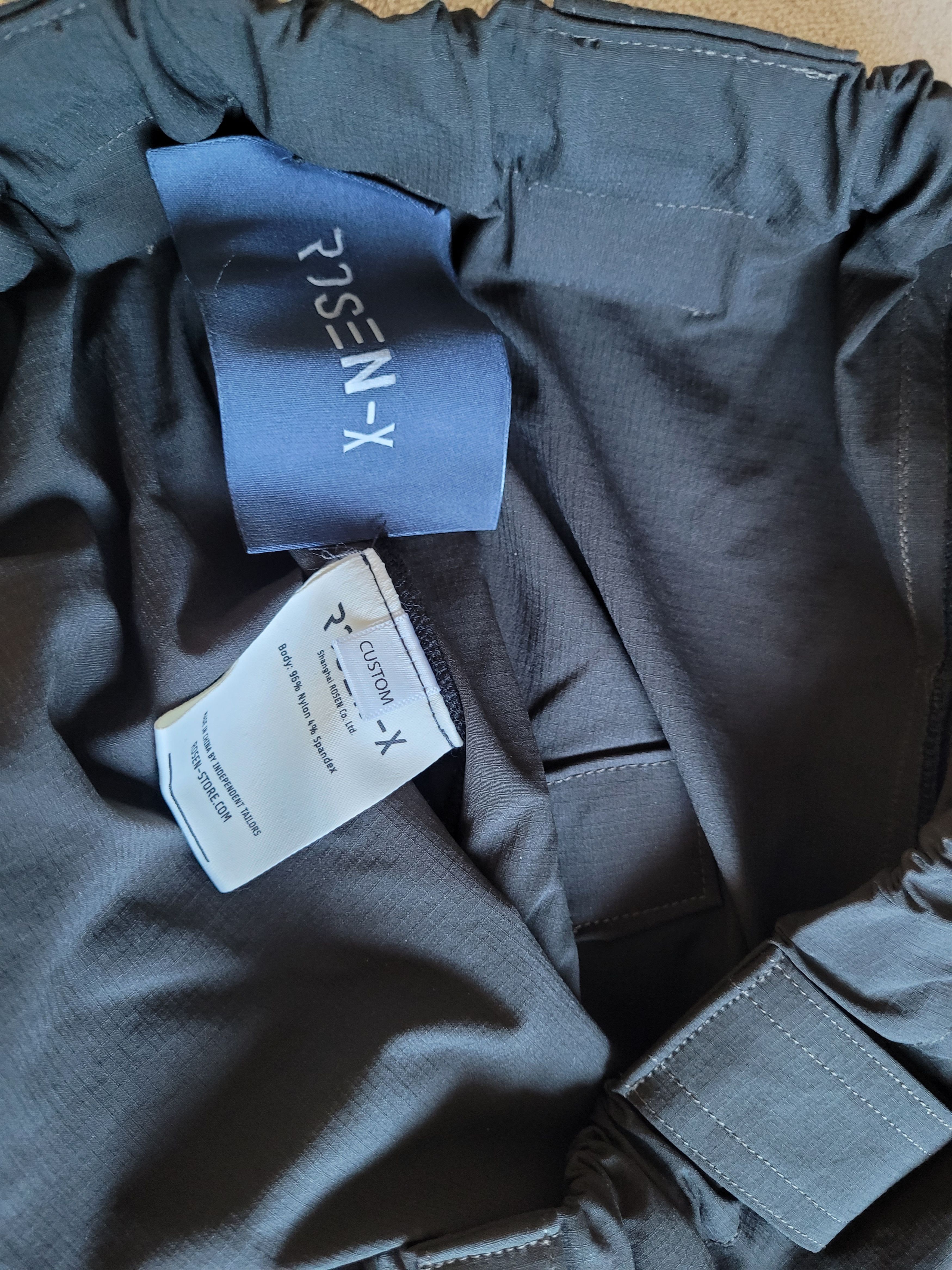 Rosen ROSEN-X Thebe Trousers in Ripstop Nylon - Military Green Size US 33 - 5 Thumbnail