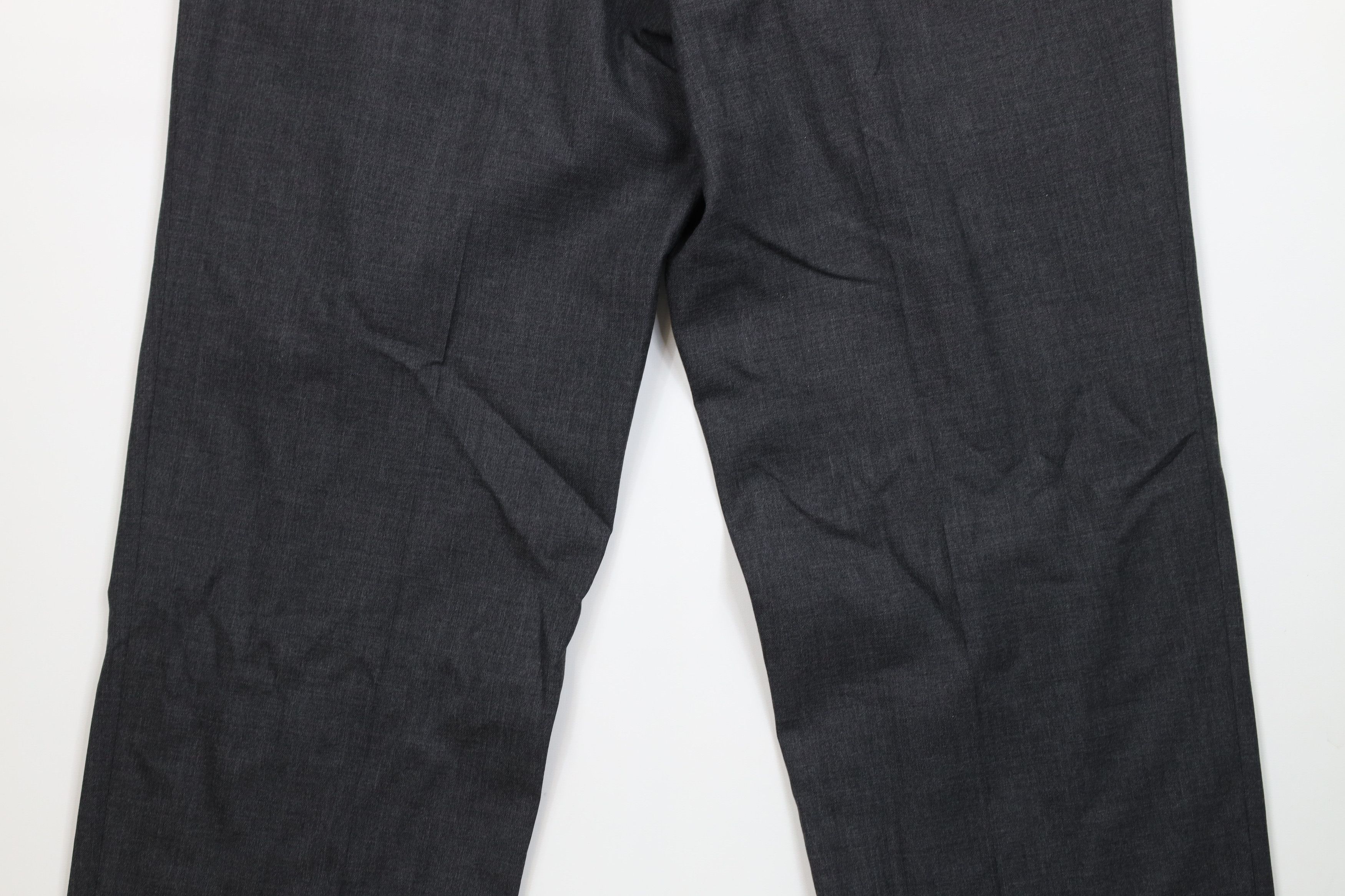 Ralph Lauren Vintage Ralph Lauren Wool Wide Leg Chino Pants Charcoal Gray Size US 34 / EU 50 - 11 Thumbnail