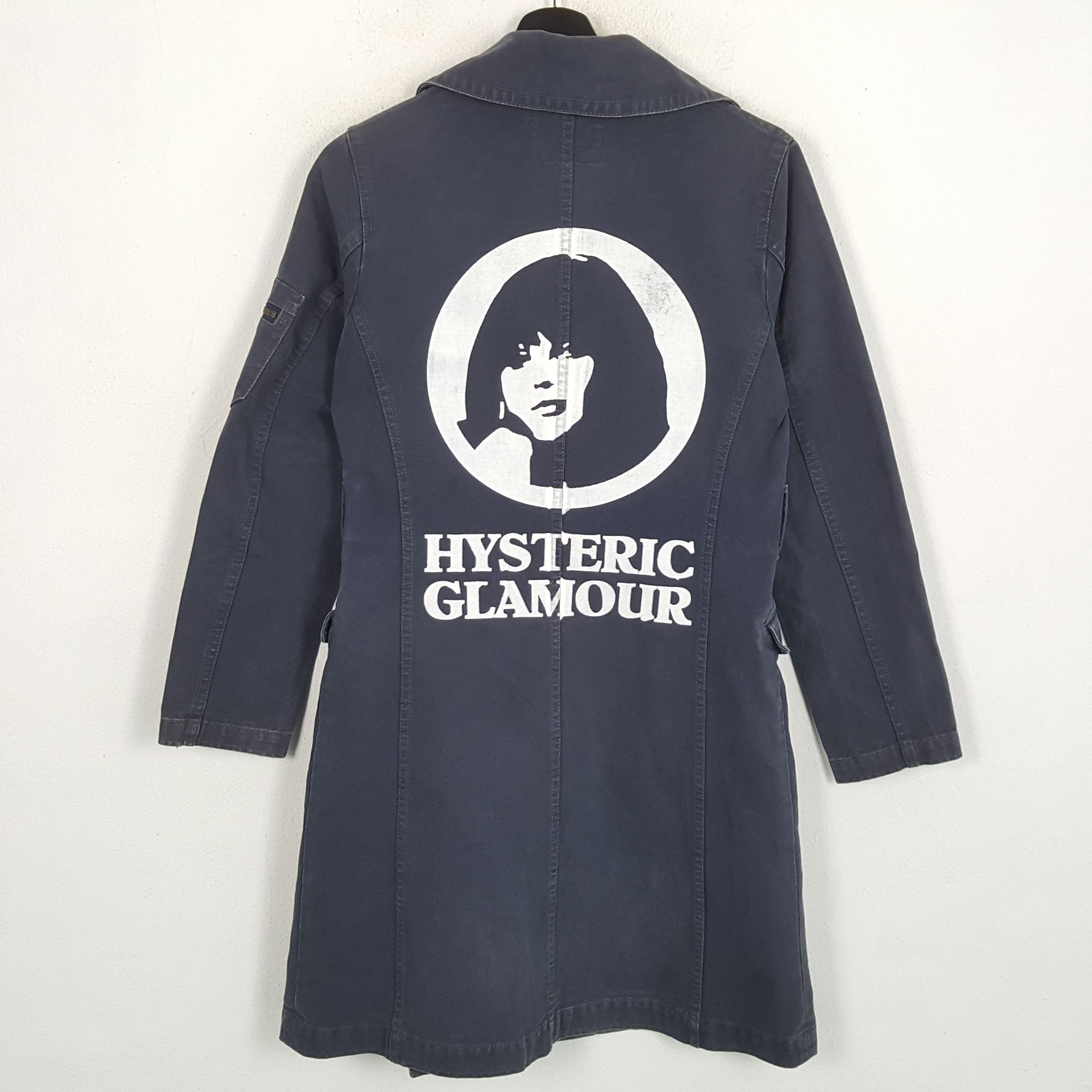 Hysteric Glamour × Japanese Brand × Vintage HYSTERIC GLAMOUR Japanese Brand Custom Art Long Jacket Size XS / US 0-2 / IT 36-38 - 1 Thumbnail