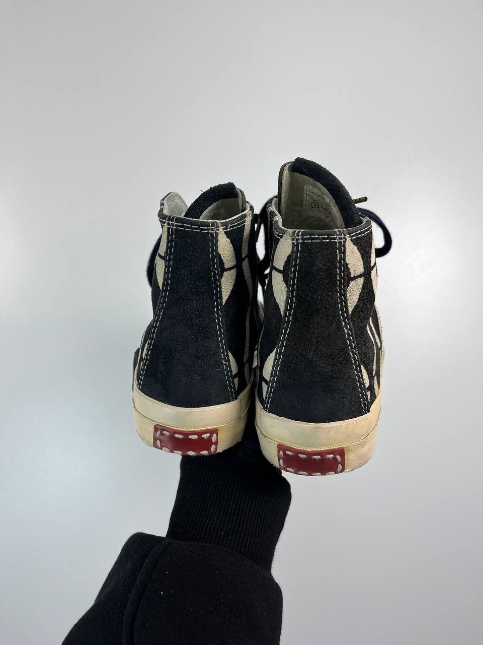 Visvim Visvim Skagway Hi Black Beige Canvas Sneakers Women’s US 7 Size US 7 / IT 37 - 5 Thumbnail