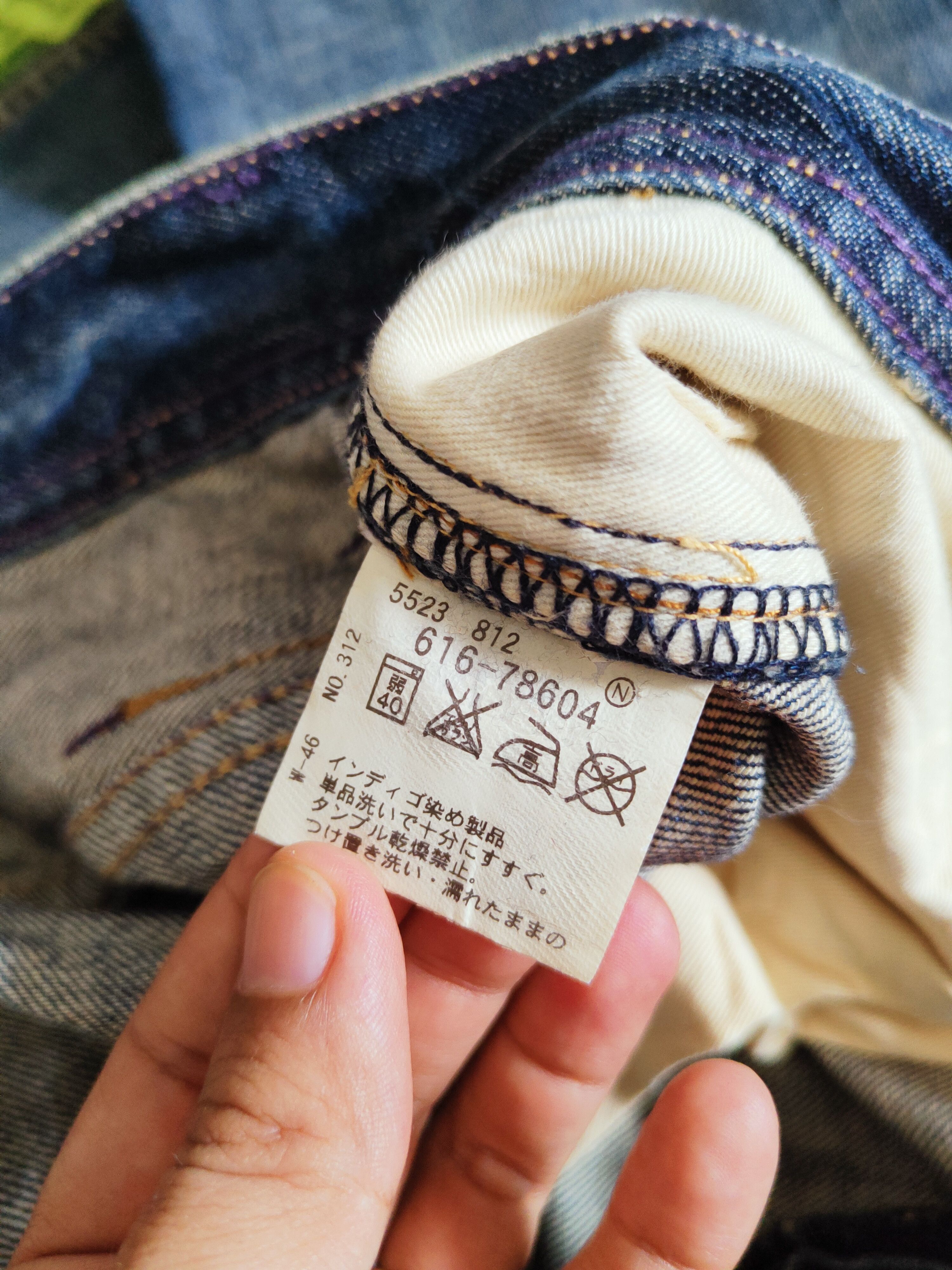 Takeo Kikuchi Takeo Kikuchi Dark Blue Faded Distressed Ripped Jeans #S2738 Size US 34 / EU 50 - 15 Thumbnail