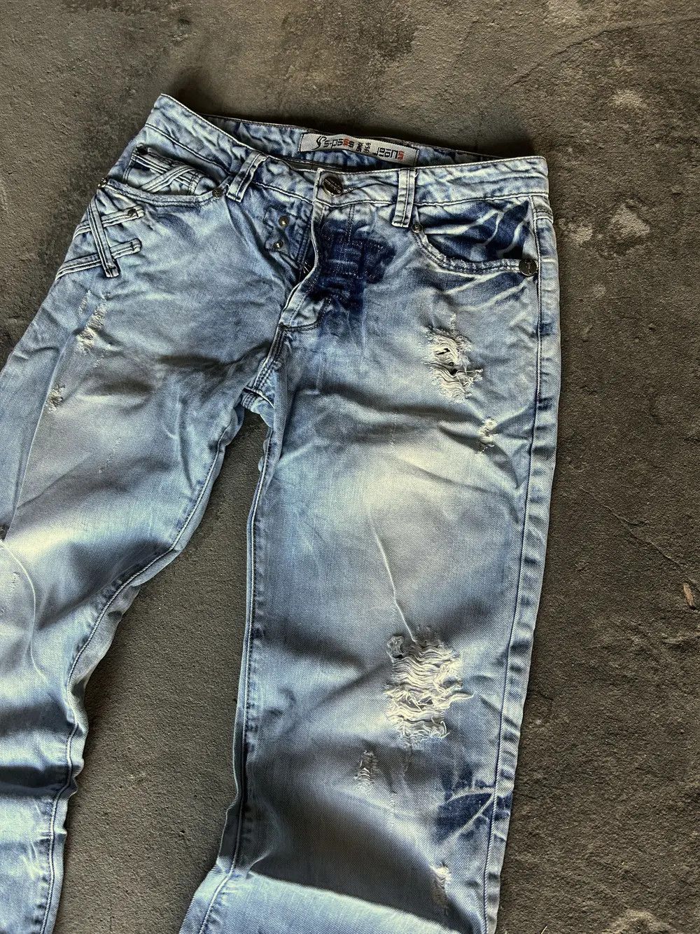 Hysteric Glamour VTG Streetwear Distressed Hysteric Balenci Style Jeans Size US 32 / EU 48 - 3 Thumbnail