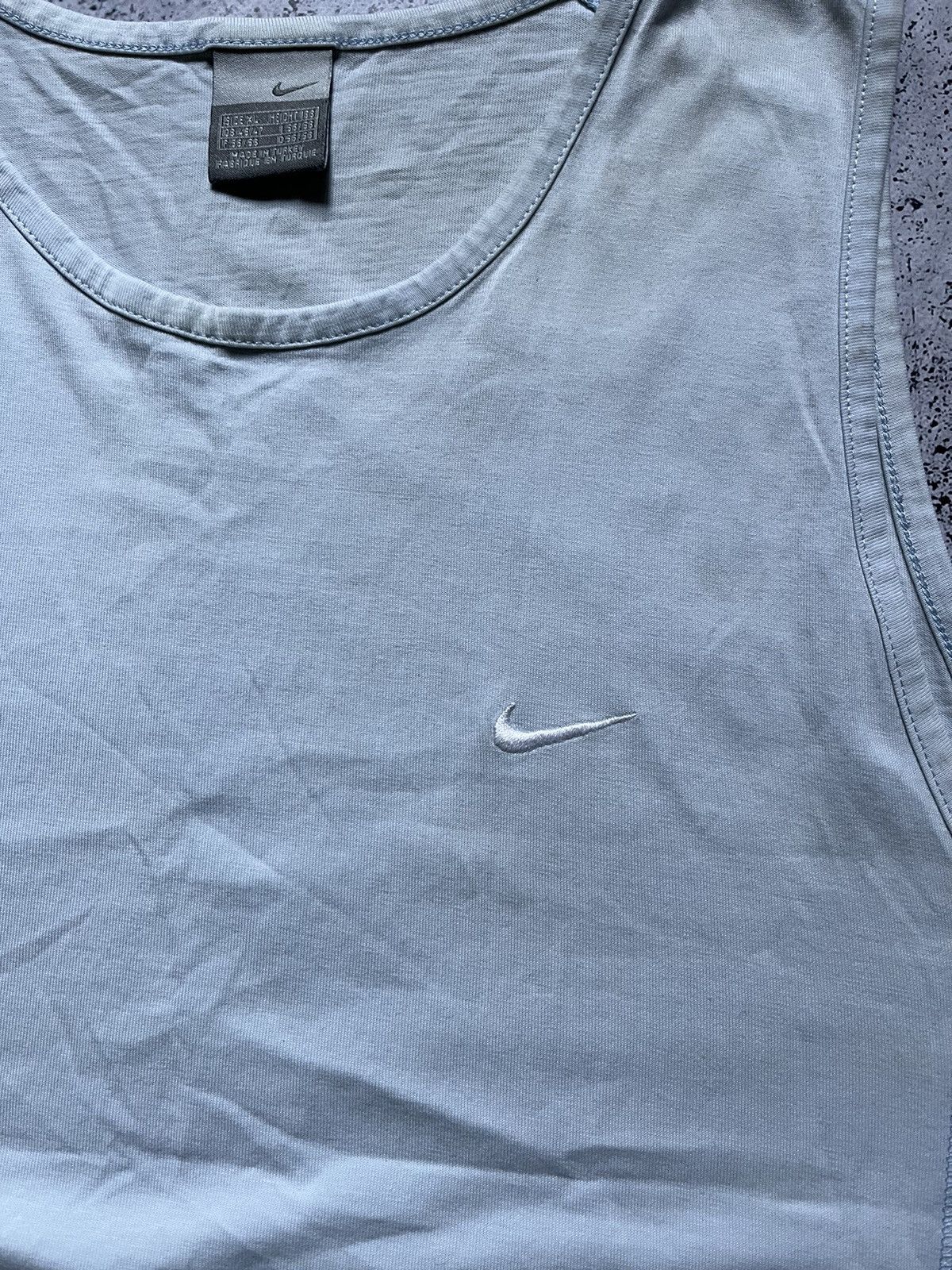 Nike × Vintage Nike Mini Swoosh Vintage 90s Streetwear Tank Top Y2K Style Size US XL / EU 56 / 4 - 1 Thumbnail