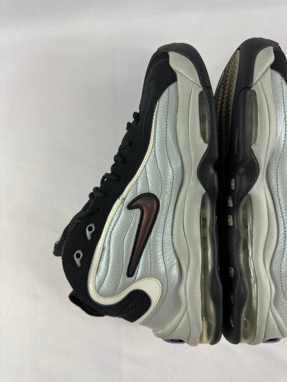 Nike Nike Air Total Max Uptempo 'Metallic Silver Black' 2010 Size US 8 / EU 41 - 11 Thumbnail