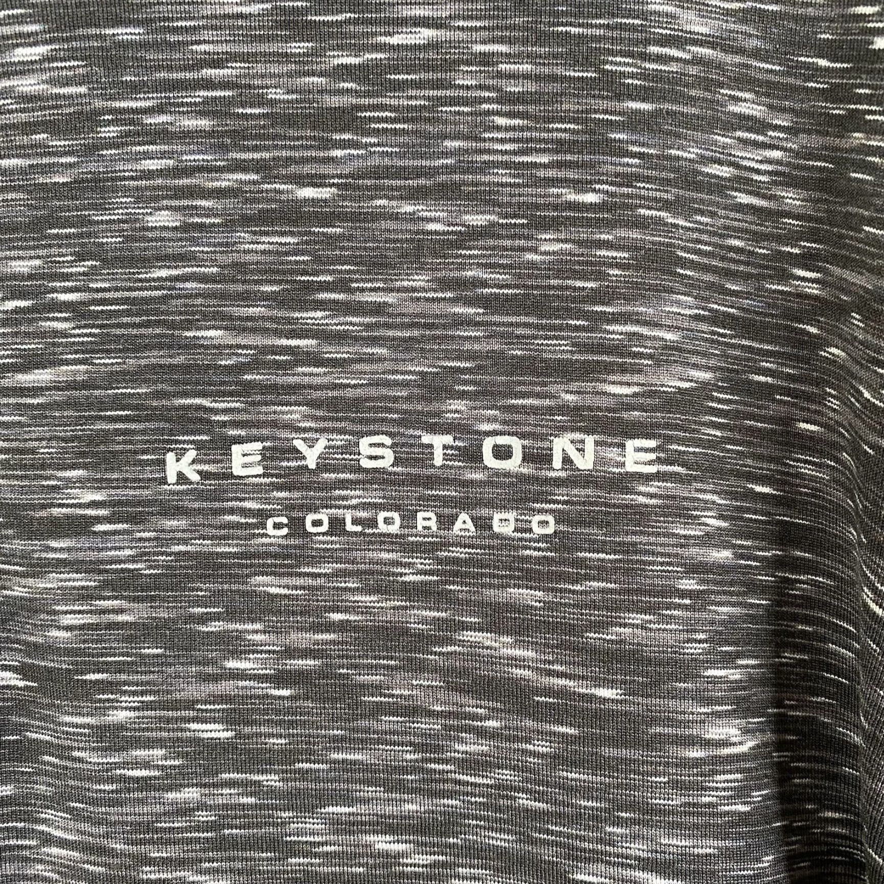CO VINTAGE Outfitter Trading Co Performance Jacket Top Unisex XL Gray Heather Keystone CO Size XL / US 12-14 / IT 48-50 - 3 Thumbnail