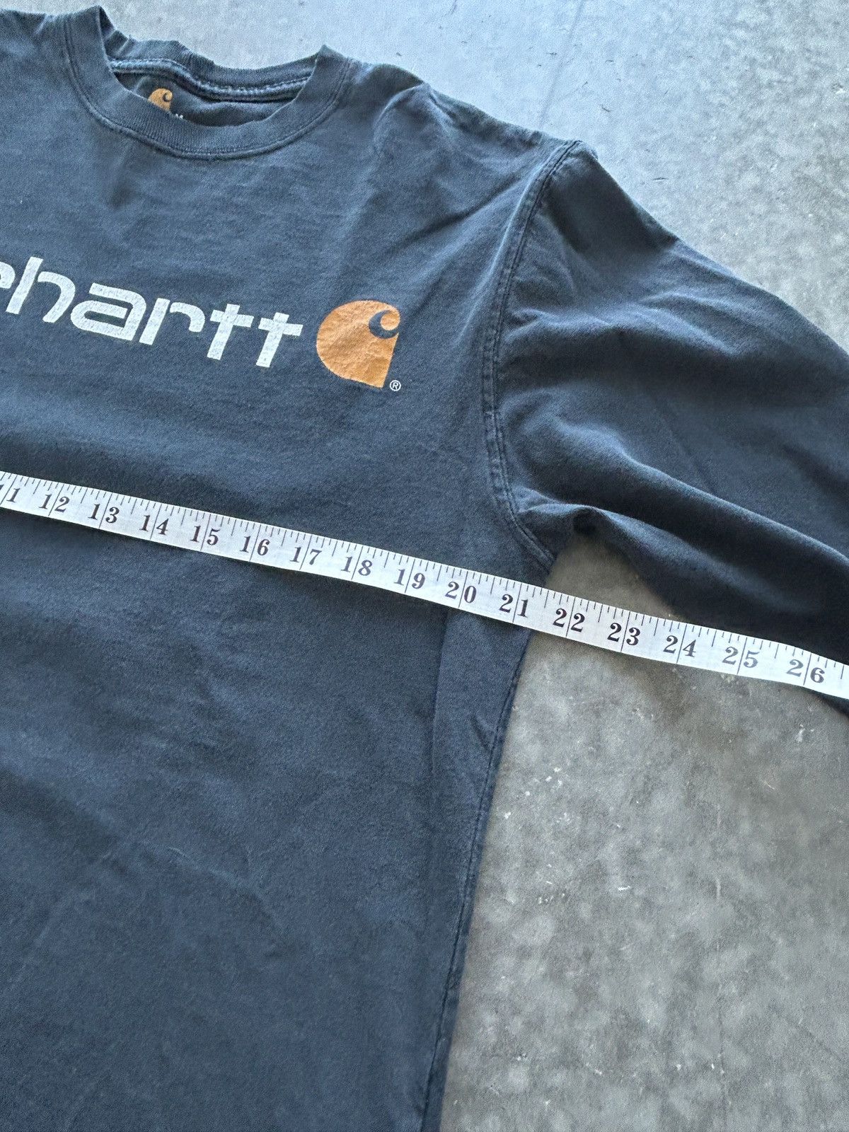 Carhartt Vintage Y2K Carhartt Spellout Logo Longsleeve Tee Faded Size US M / EU 48-50 / 2 - 7 Thumbnail