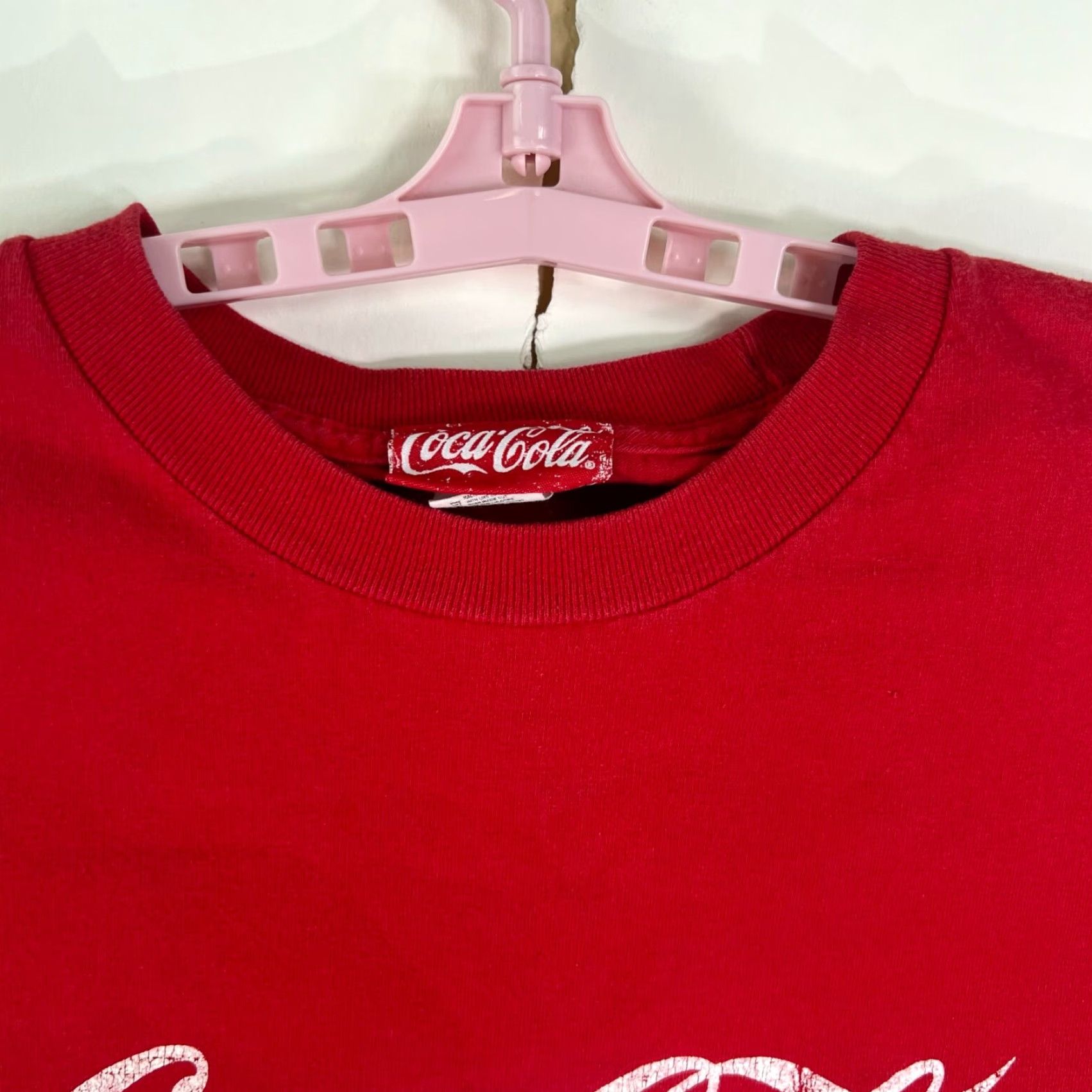 Vintage VINTAGE Coca-Cola T Shirt Adult Size XL Red Graphic Tee Short Sleeve Cotton Size US XL / EU 56 / 4 - 3 Thumbnail