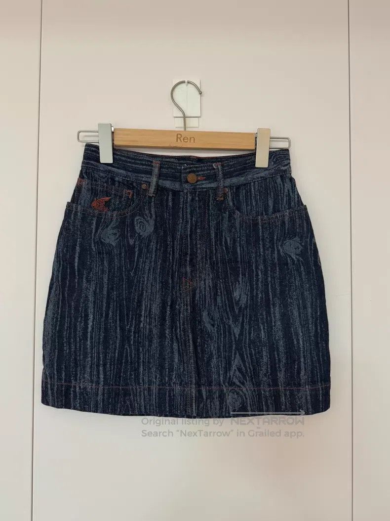 Vivienne Westwood Vivienne Westwood Denim gathered mini skirt Size 25" / US 0 / IT 36 - 1 Thumbnail