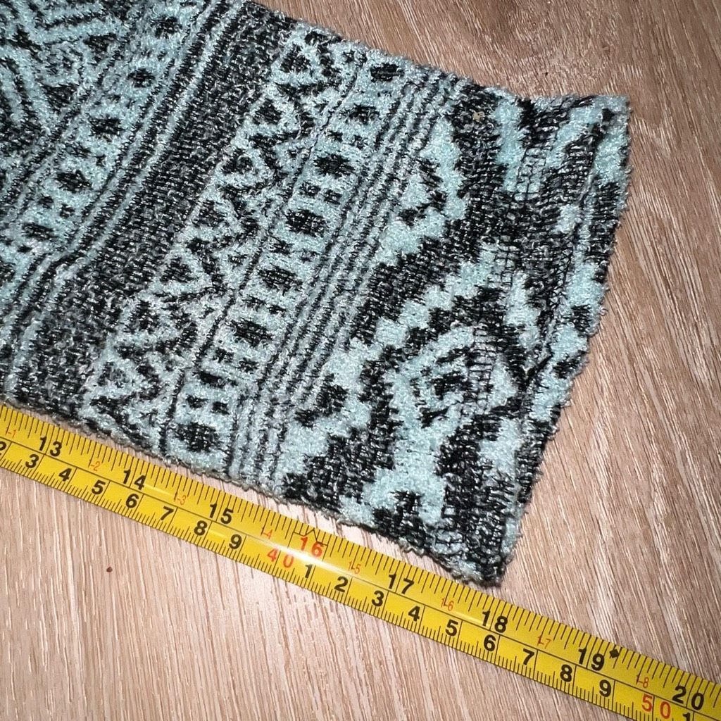 Other One World Cowl Neck Pattern Pullover Tunic Sweatshirt Turquo Size M / US 6-8 / IT 42-44 - 6 Thumbnail