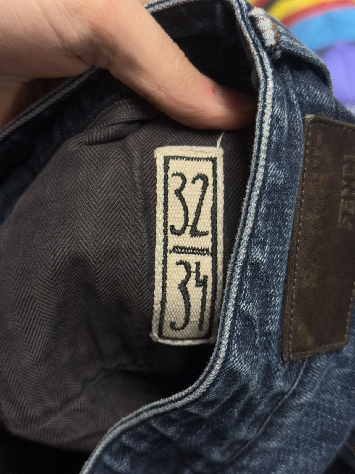 Fendi Fendi Jeans Blue Size 32/34 Authentic VINTAGE RARE Size US 32 / EU 48 - 14 Thumbnail