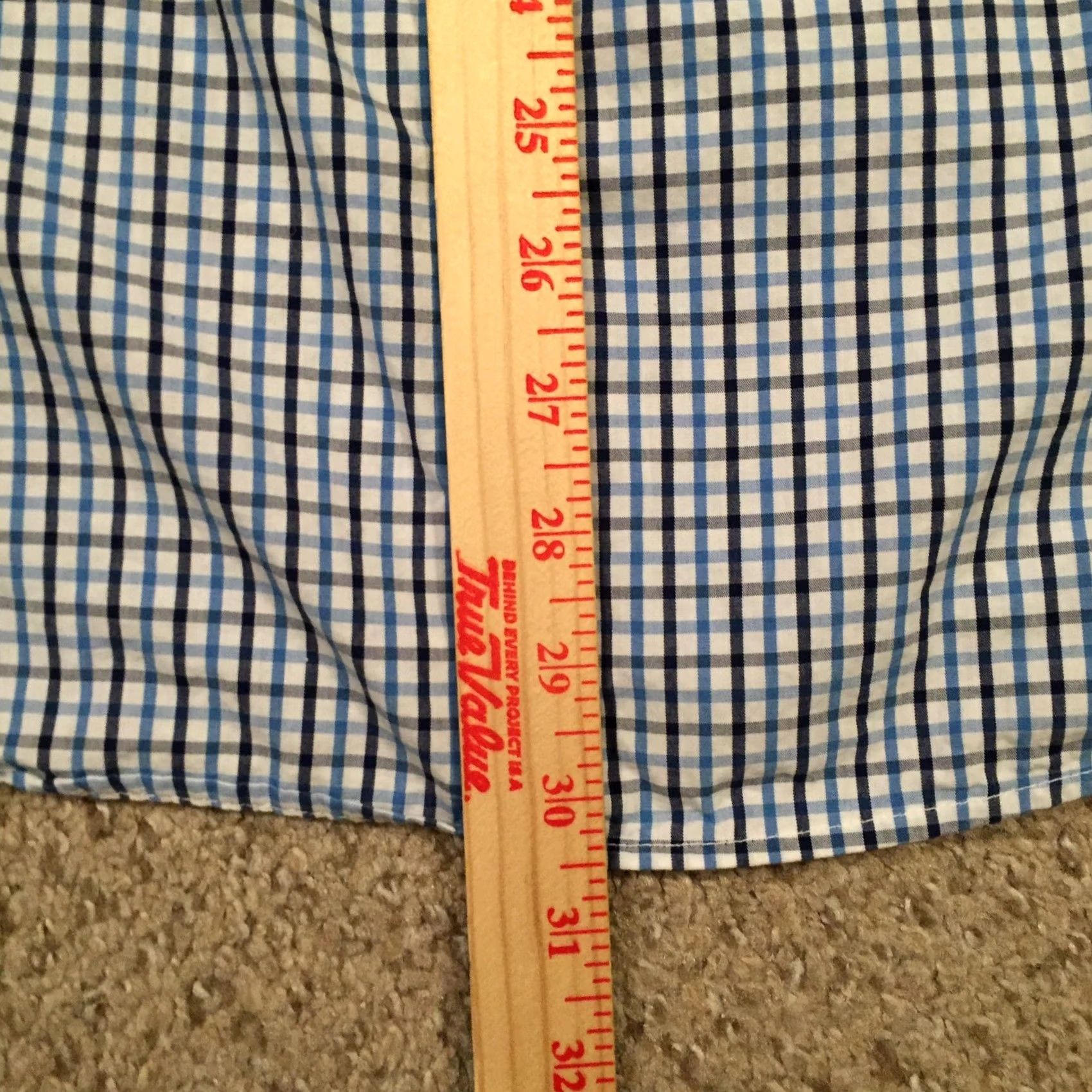 Izod IZOD Shirt Mens XL Blue Plaid Long Sleeve Button Up Size US XL / EU 56 / 4 - 7 Thumbnail