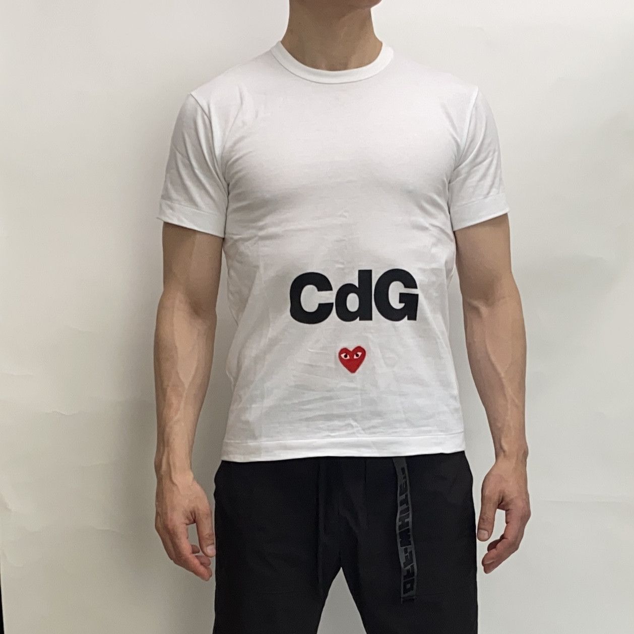 Cdg x play t shirt clearance