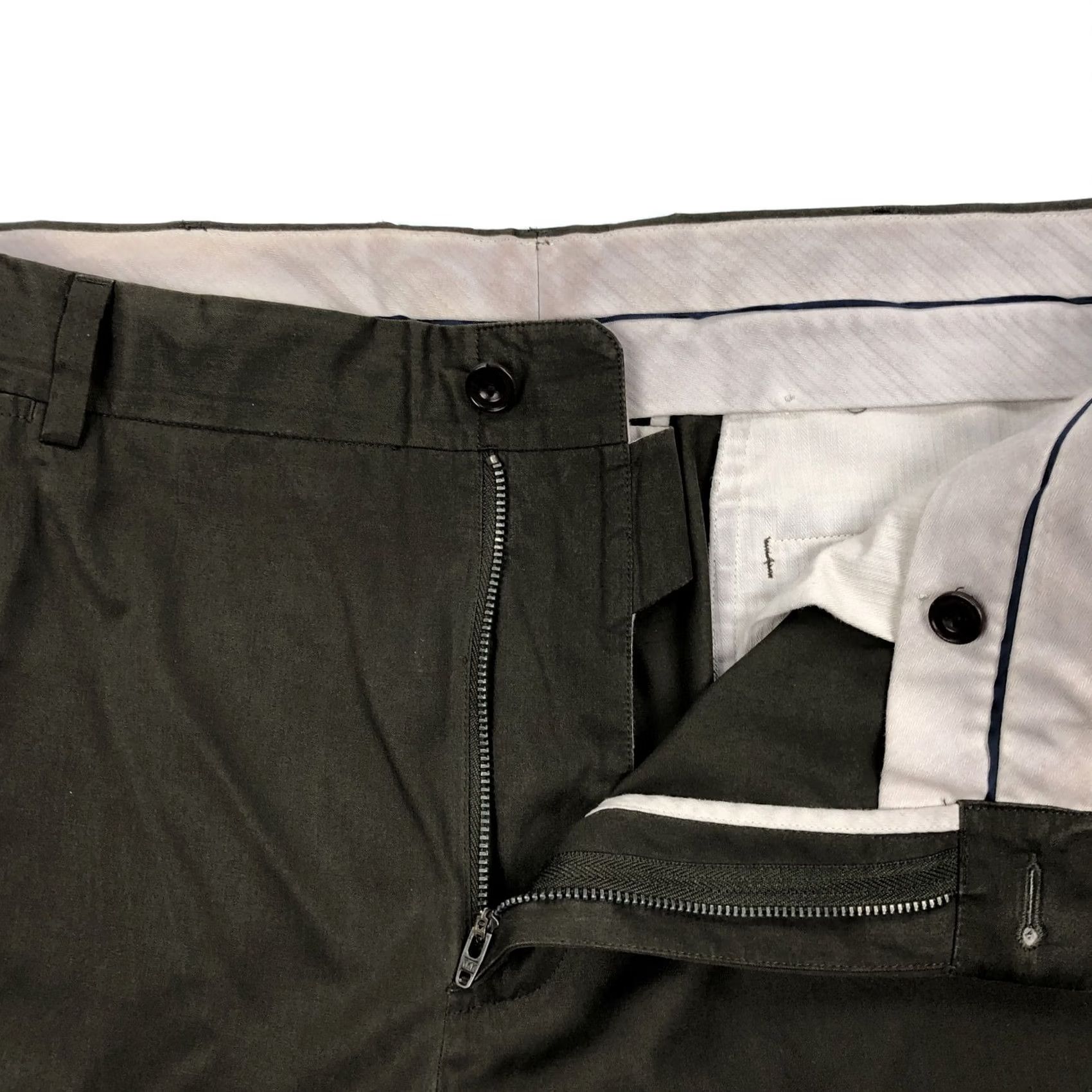 Polo Ralph Lauren Polo Ralph Lauren Olive Green Flat Front Dress Pants Men 36x34 Classic Fit 36 Size US M / EU 48-50 / 2 - 5 Thumbnail