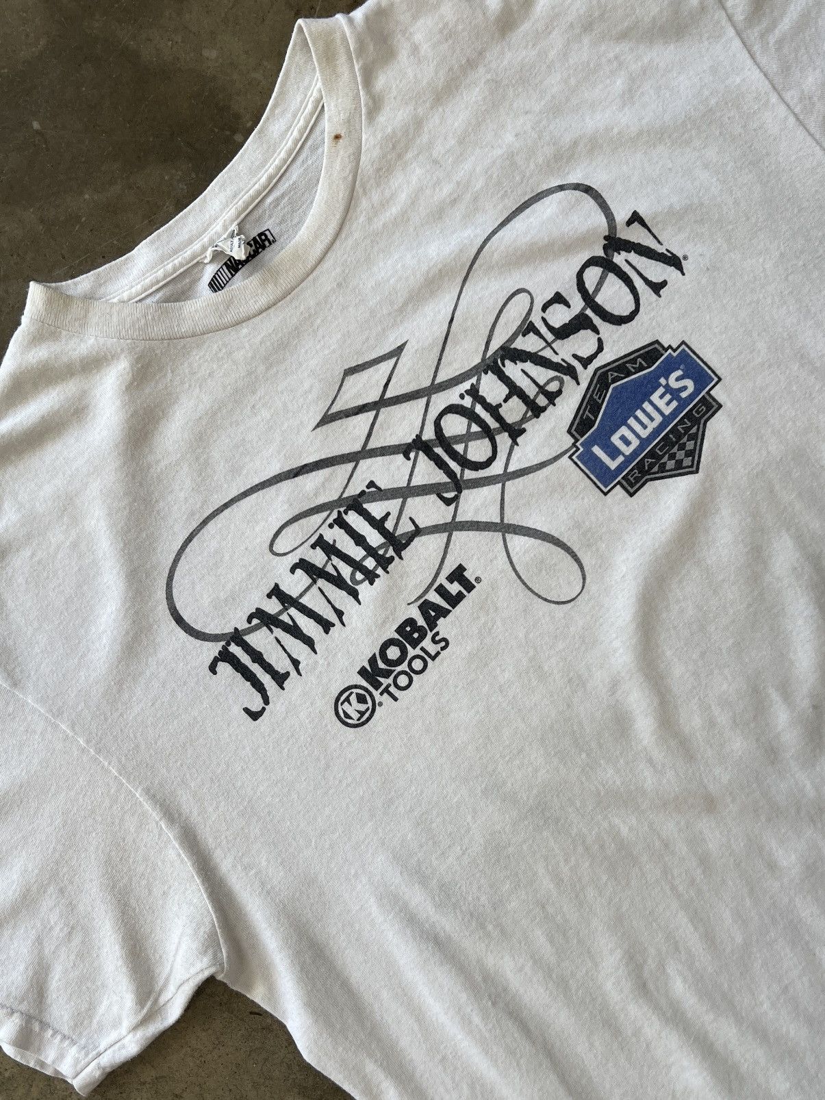 NASCAR × Vintage NASCAR Jimmie Johnson Lowes Tee XL Size US XL / EU 56 / 4 - 4 Thumbnail