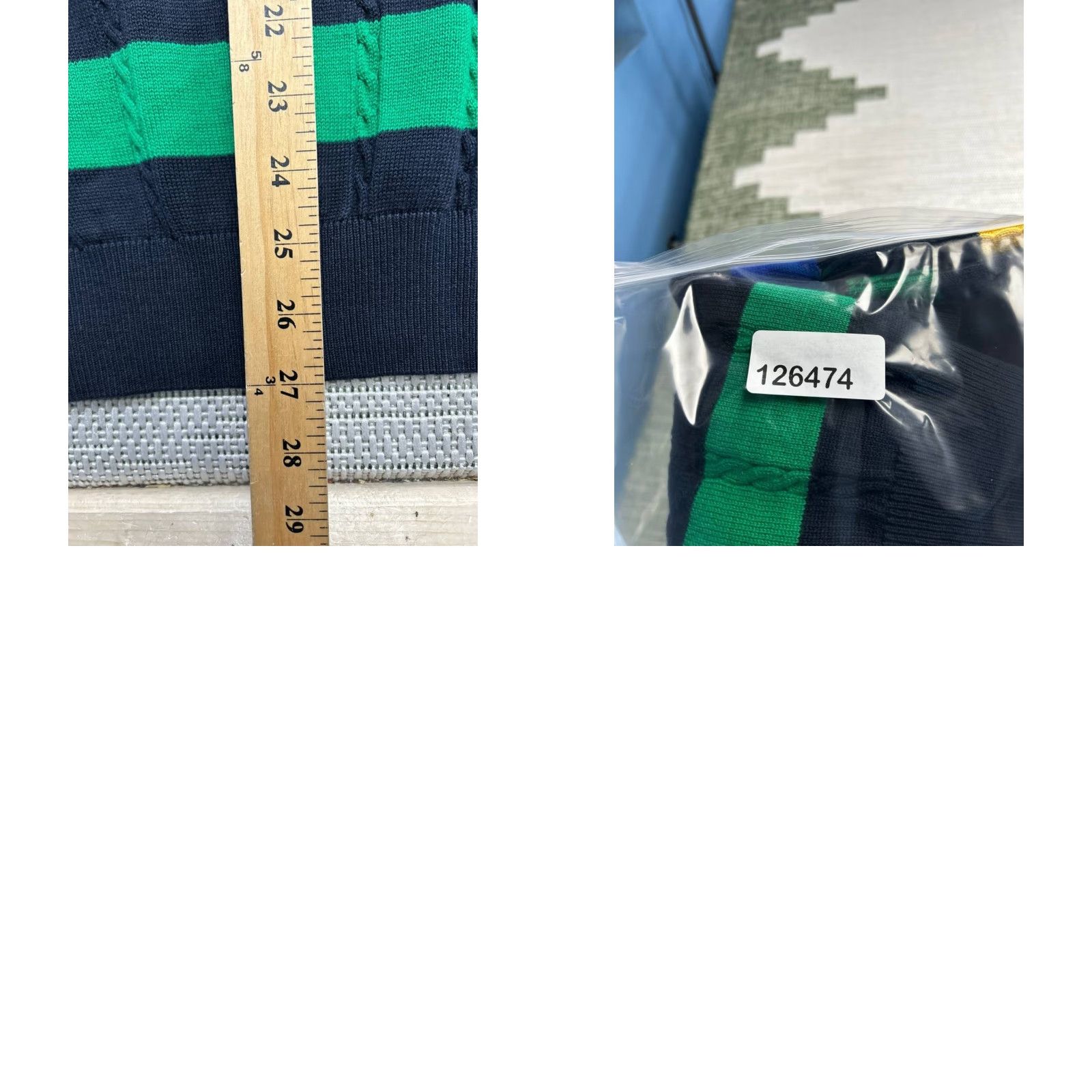 Tommy Hilfiger Tommy Hilfiger Golf Sweater Mens M Multicolor Striped Cable Knit Crew Neck Pullover Seasonal Outdoor Casual Athletic Size US M / EU 48-50 / 2 - 8 Thumbnail