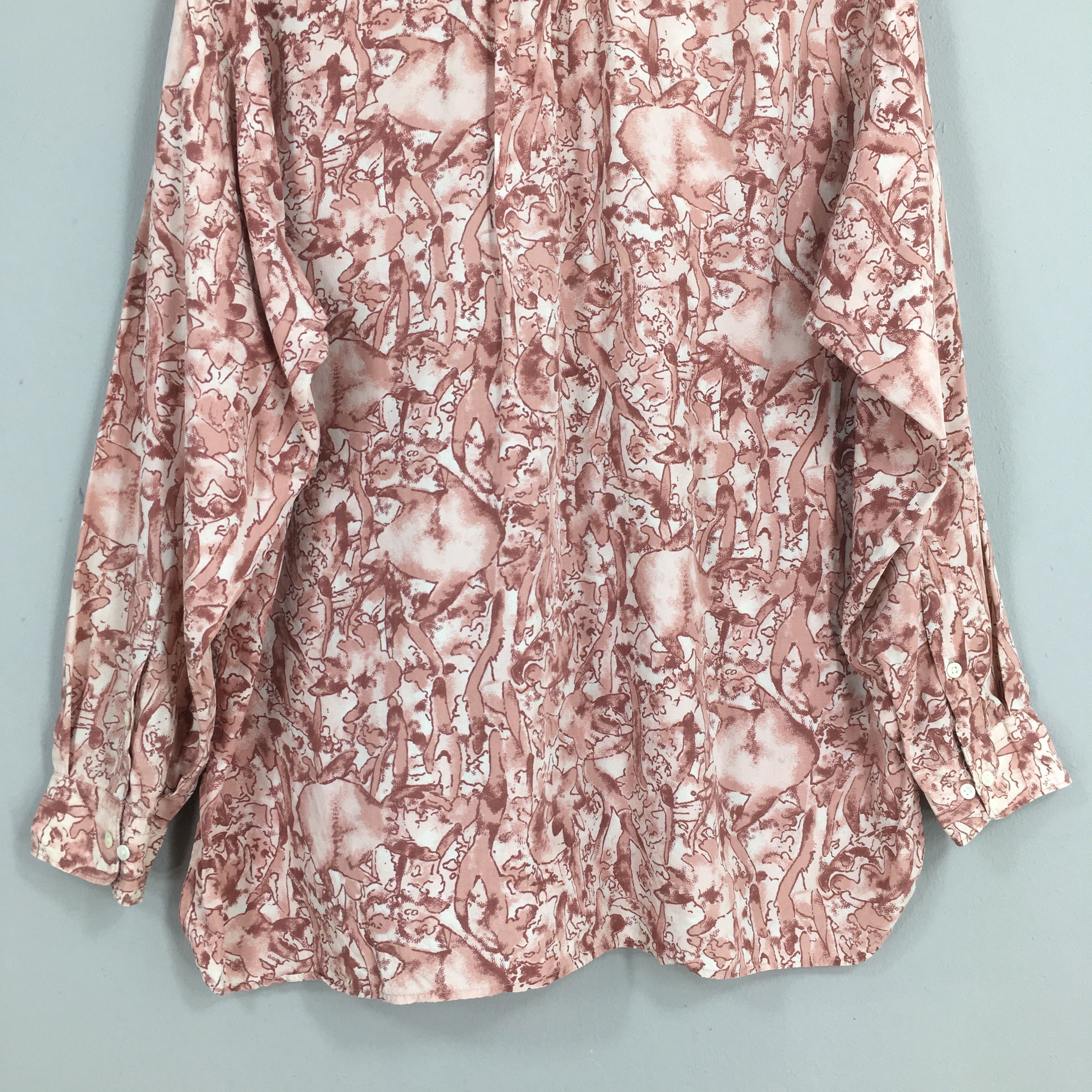 C.P. Company × Massimo Osti Vintage C.P. Company Funky Pop Art Rayon Shirt Medium Size US M / EU 48-50 / 2 - 11 Thumbnail