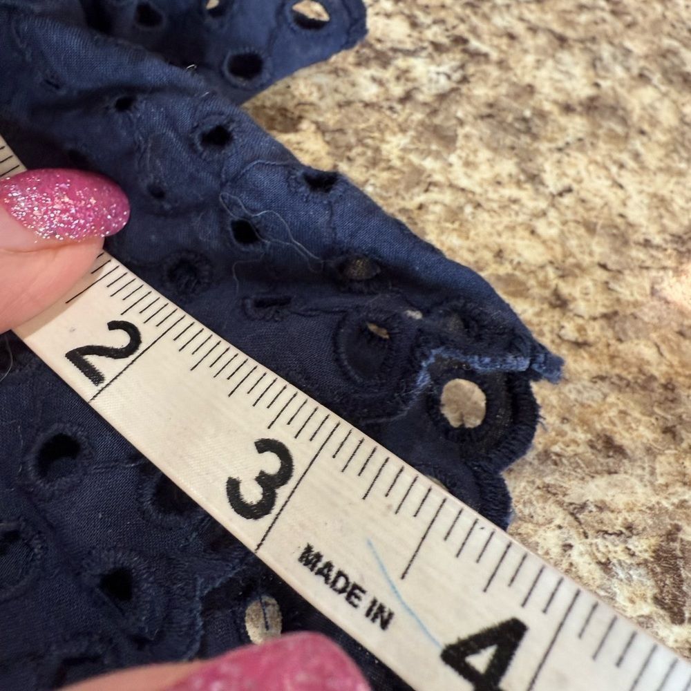 J.Crew J.Crew size 6 blue lace shorts, side pocket side zipper Size 28" / US 6 / IT 42 - 7 Thumbnail