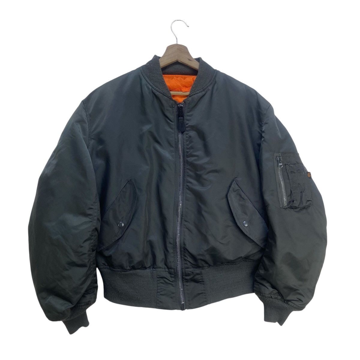 Alpha Industries Vintage Alpha Industries USAF Flight Bomber MA-1 Jacket Size US L / EU 52-54 / 3 - 3 Thumbnail