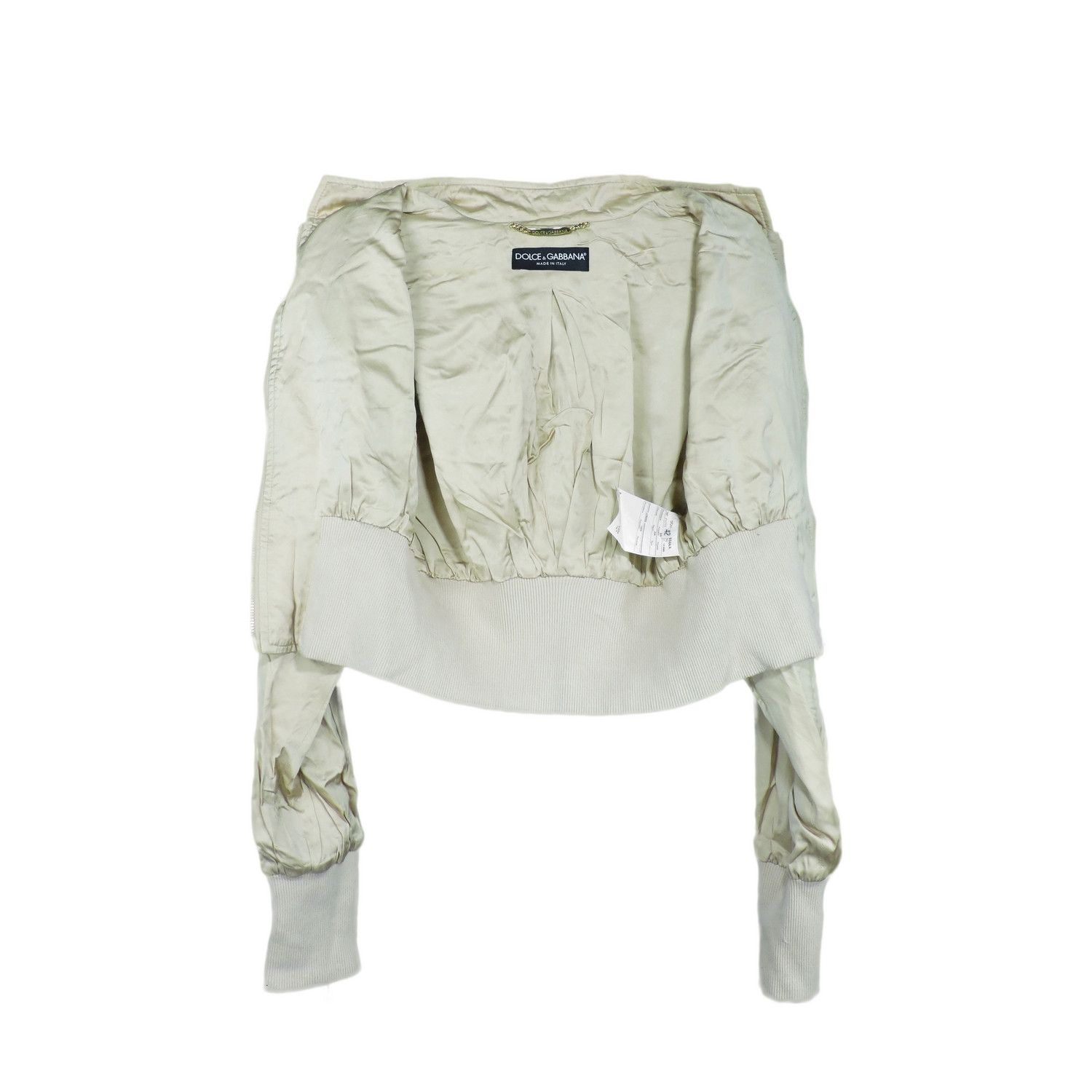 Dolce & Gabbana D&G ZIP UP CROPPED BOMBER JACKET Size M / US 6-8 / IT 42-44 - 3 Thumbnail
