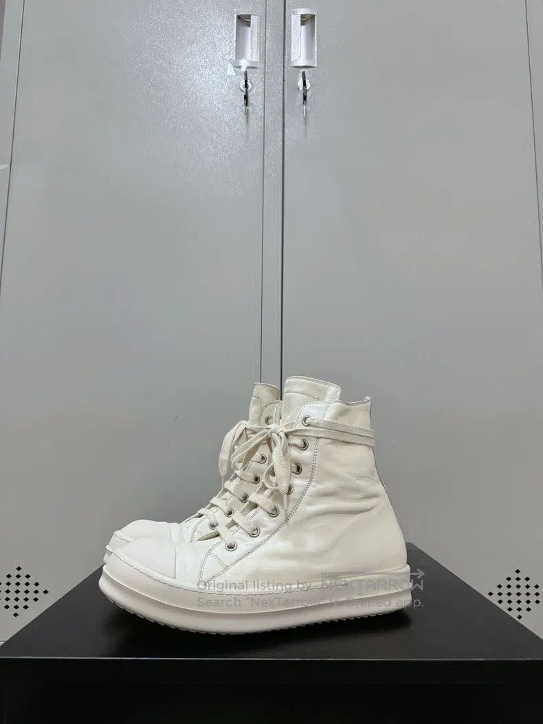Rick Owens Rick Owens Ivory cowhide Converse Size US 6 / EU 39 - 1 Thumbnail