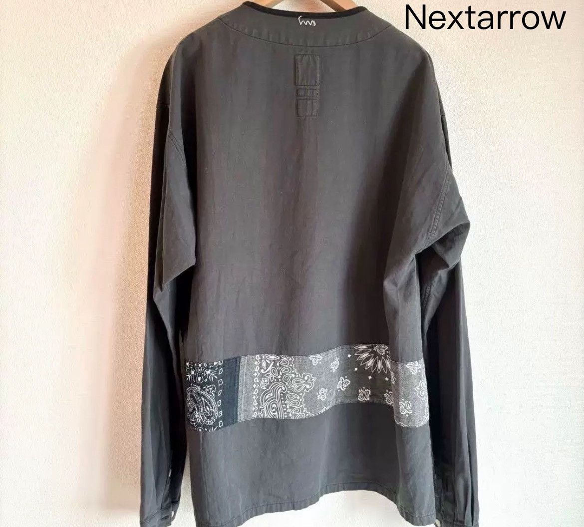 Visvim Visvim Tunic 18aw Cashew Flower Hoodie Long Sleeve Jacket Size US L / EU 52-54 / 3 - 2 Thumbnail